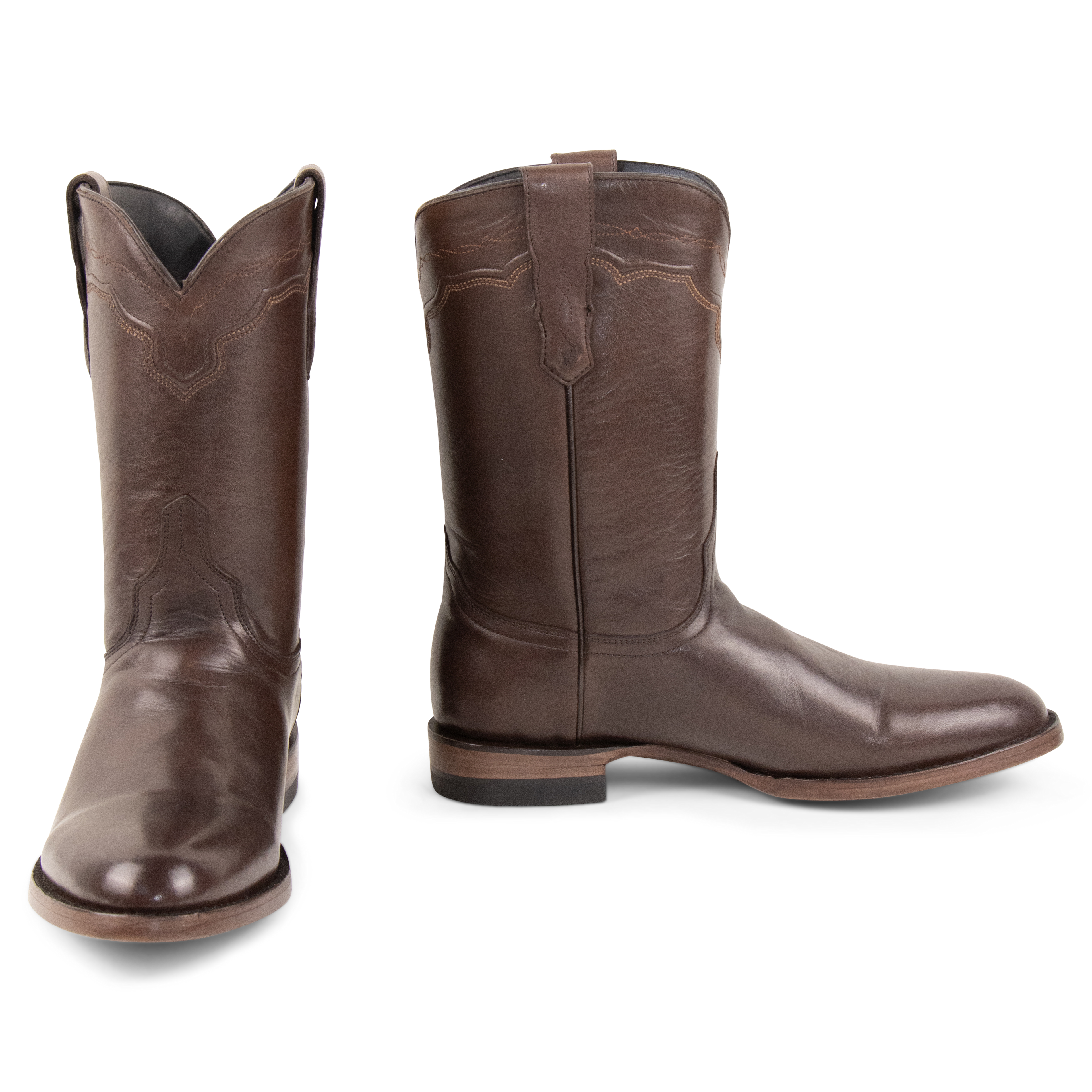 Jersey Cowhide Brown - Roper Toe