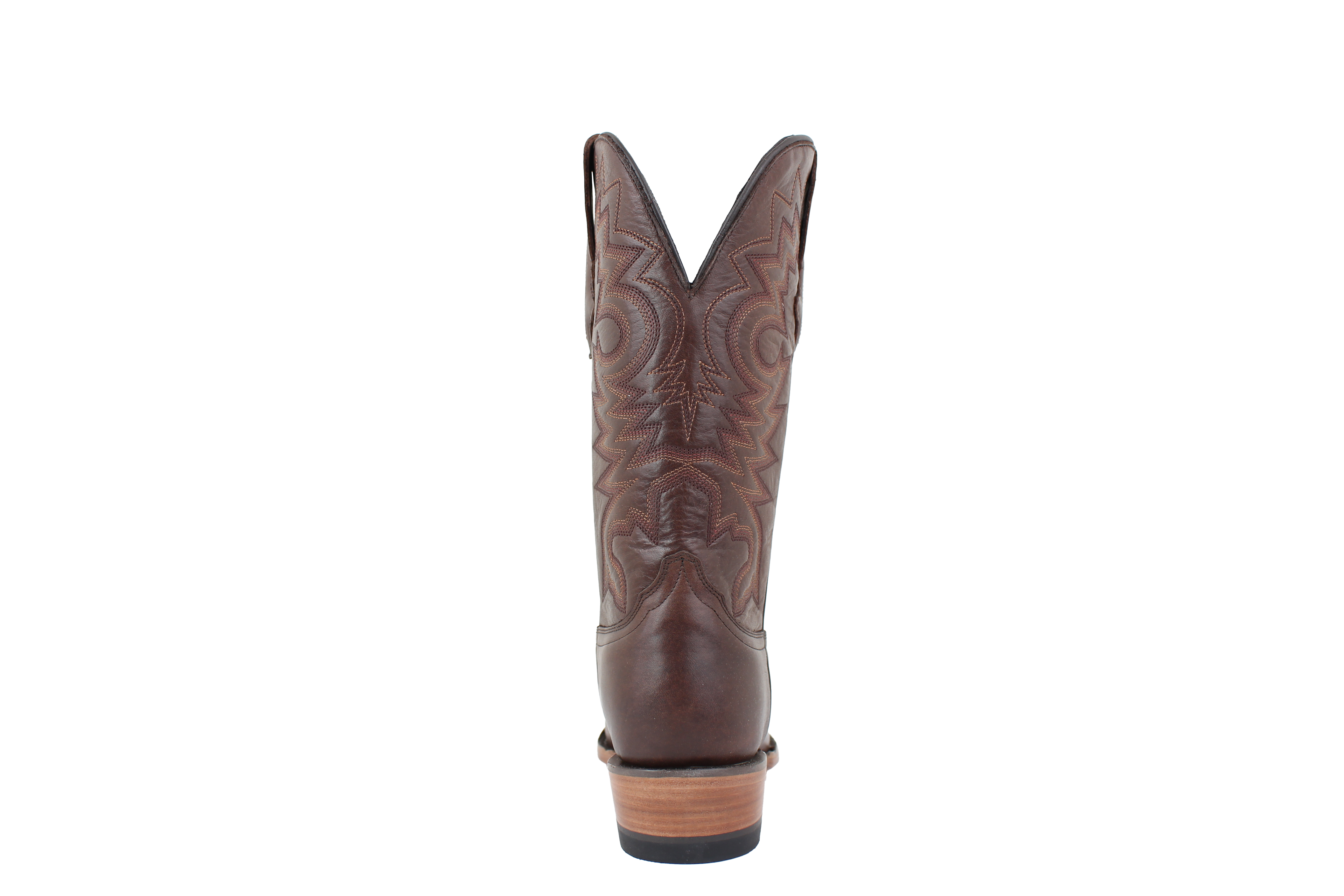 Resistol Boots Brown Gold Jersey Cowhide Round Toe