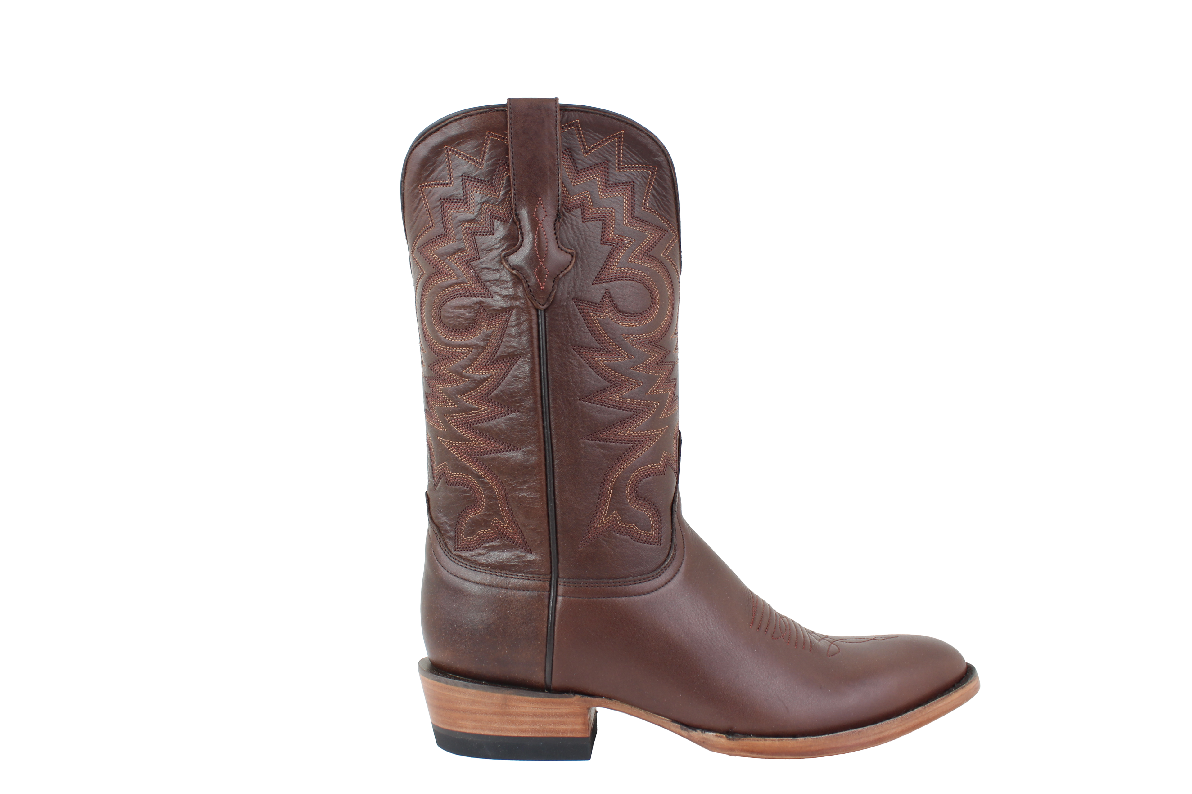 Jersey Cowhide Brown - Round Toe