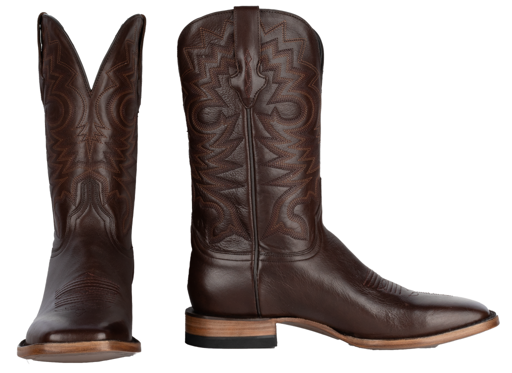 Jersey Cowhide Brown - Square Toe