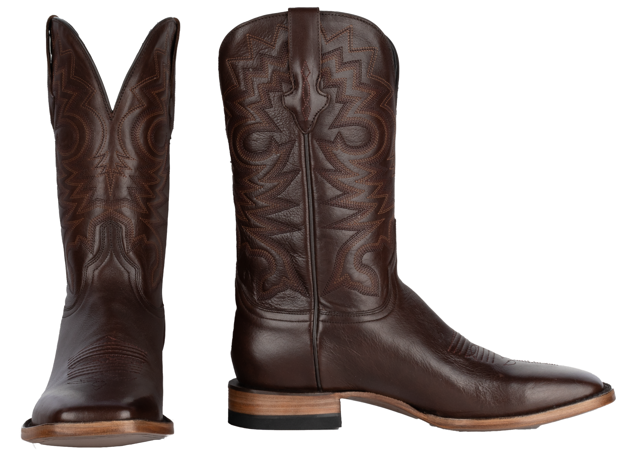 Jersey Cowhide Brown - Square Toe