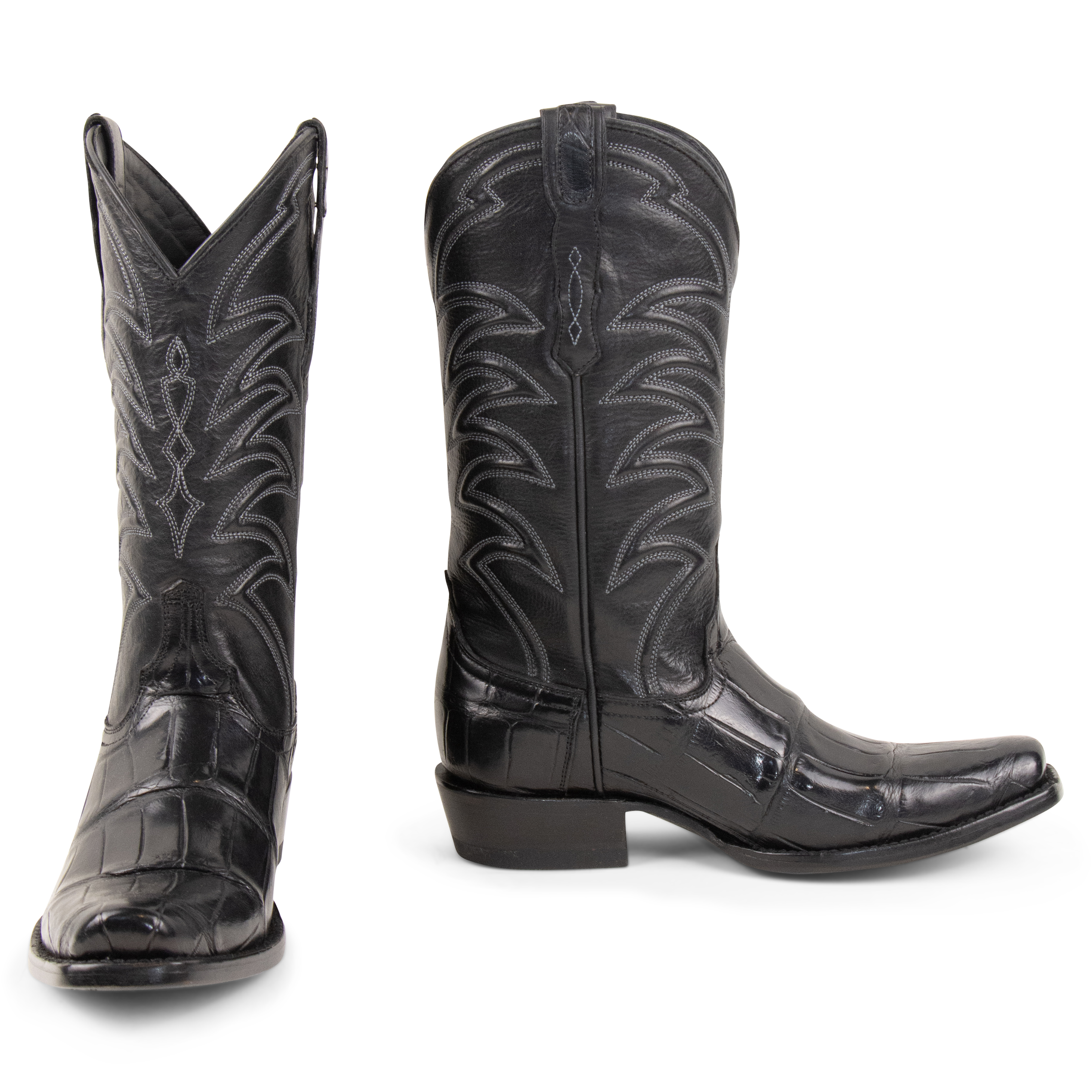 Alligator Black - Cutter Toe