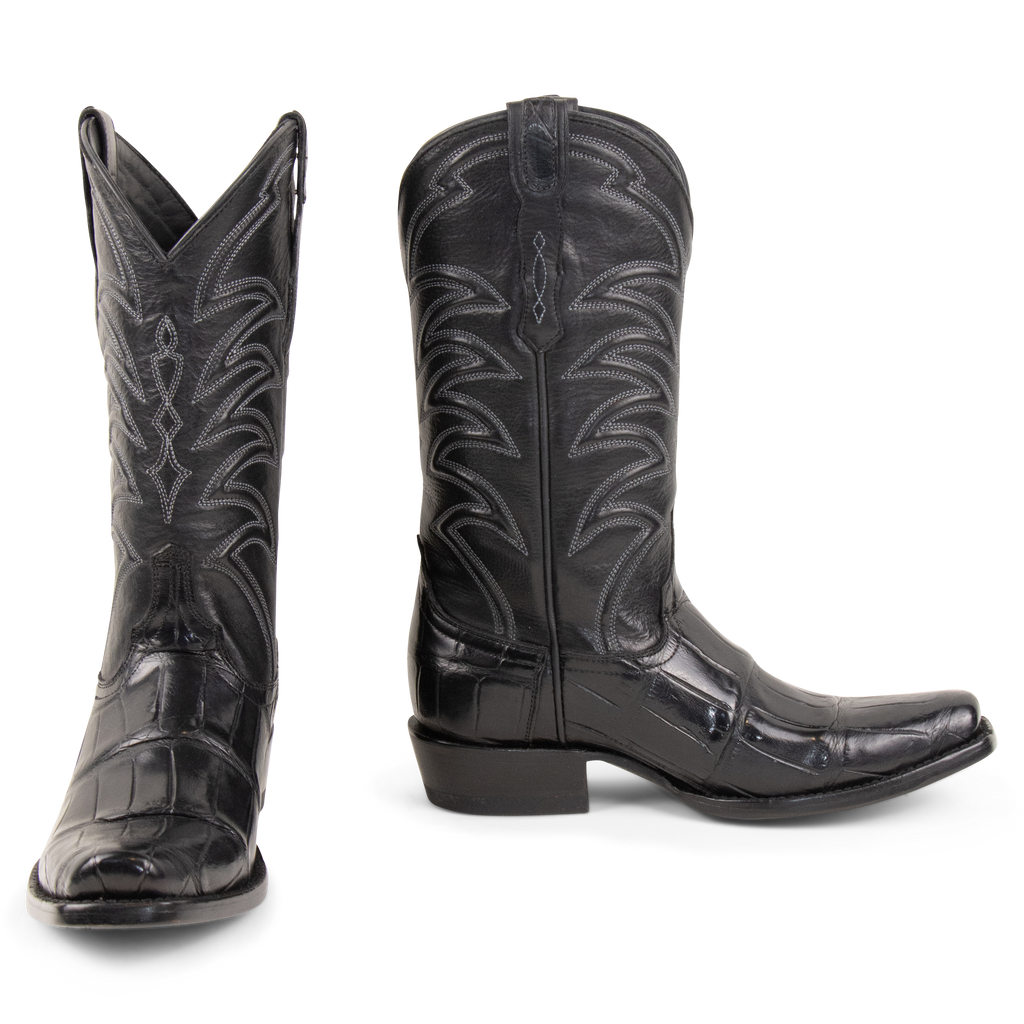 Alligator Black - Cutter Toe