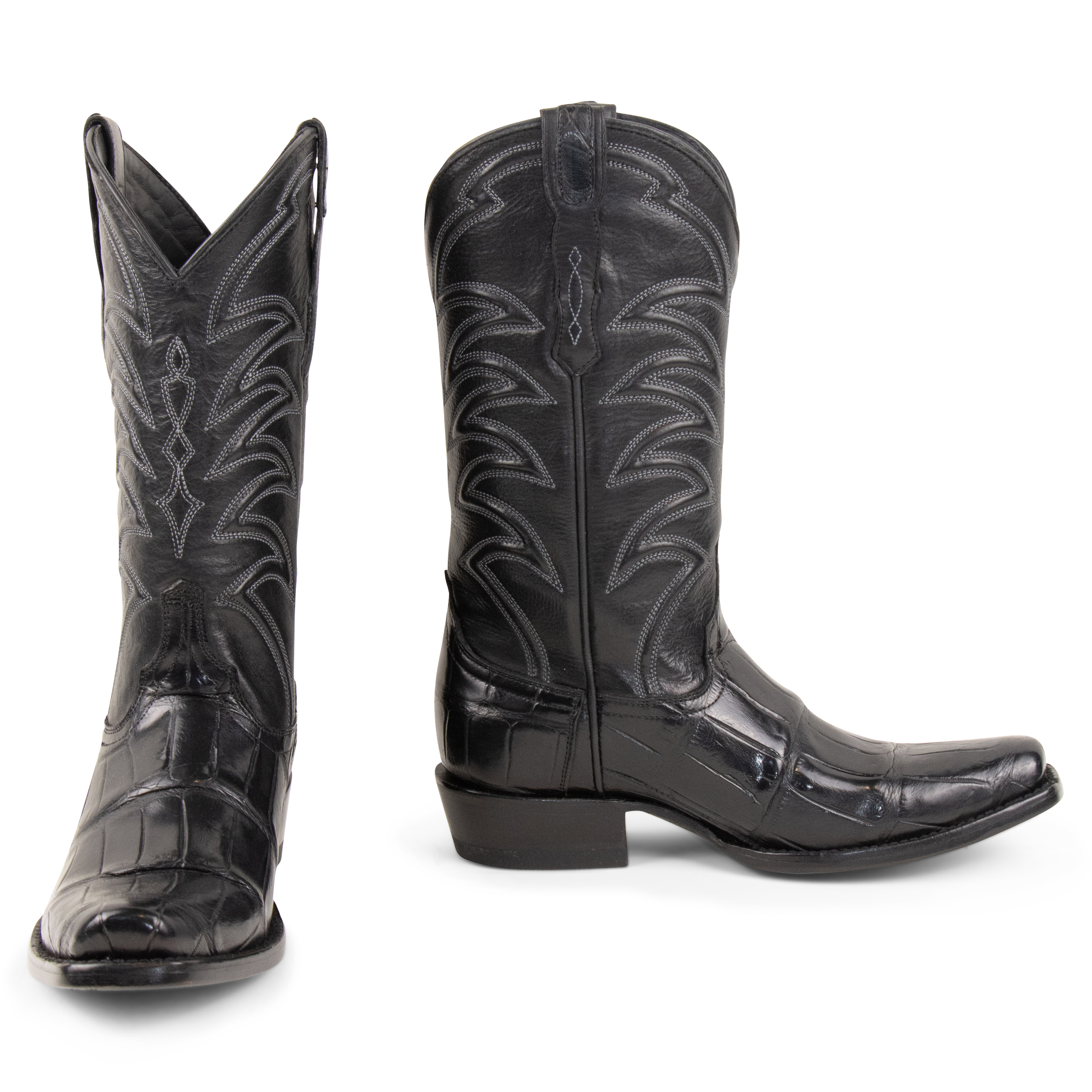 Alligator Black - Cutter Toe