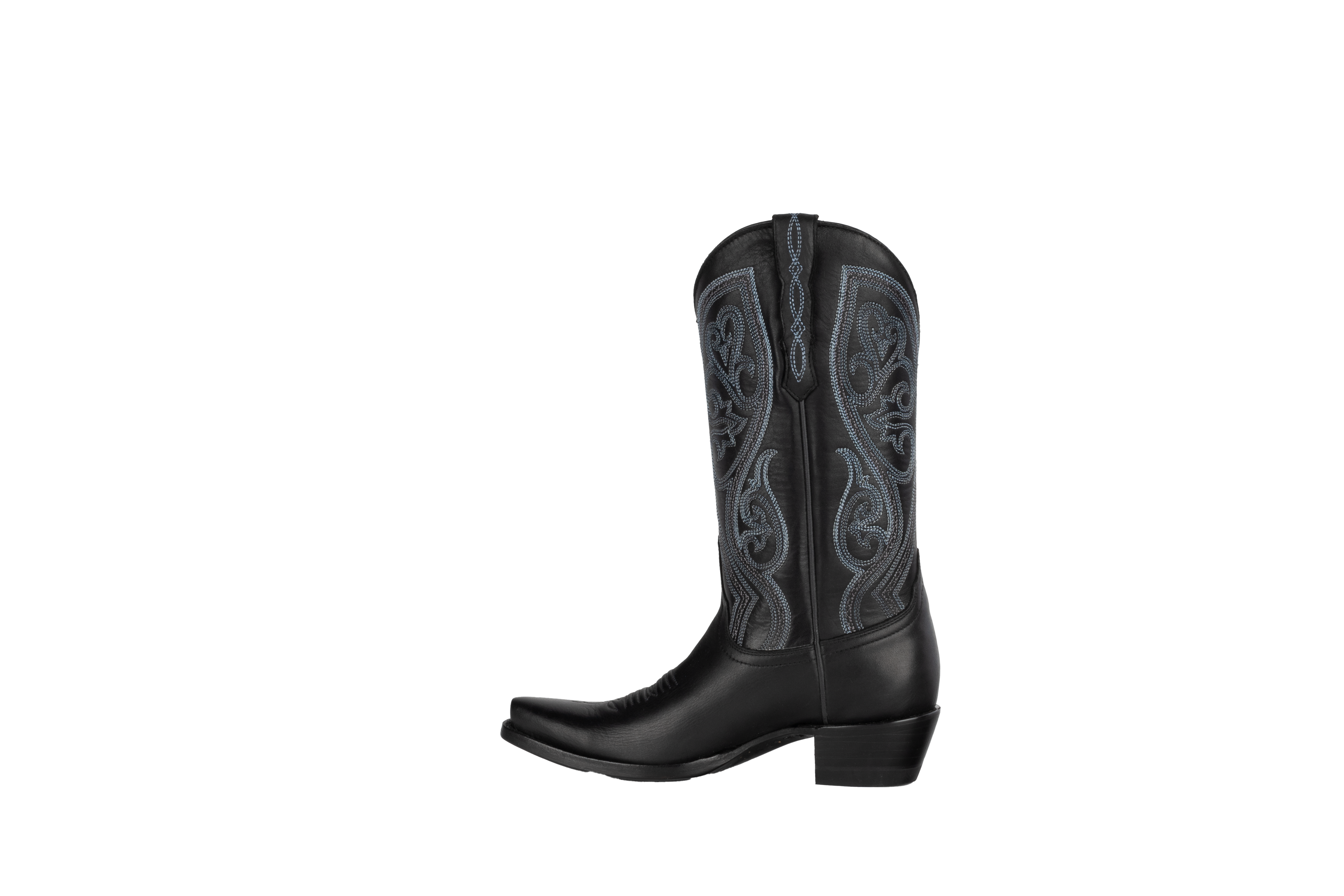 Jersey Cowhide Black - Pointed Toe