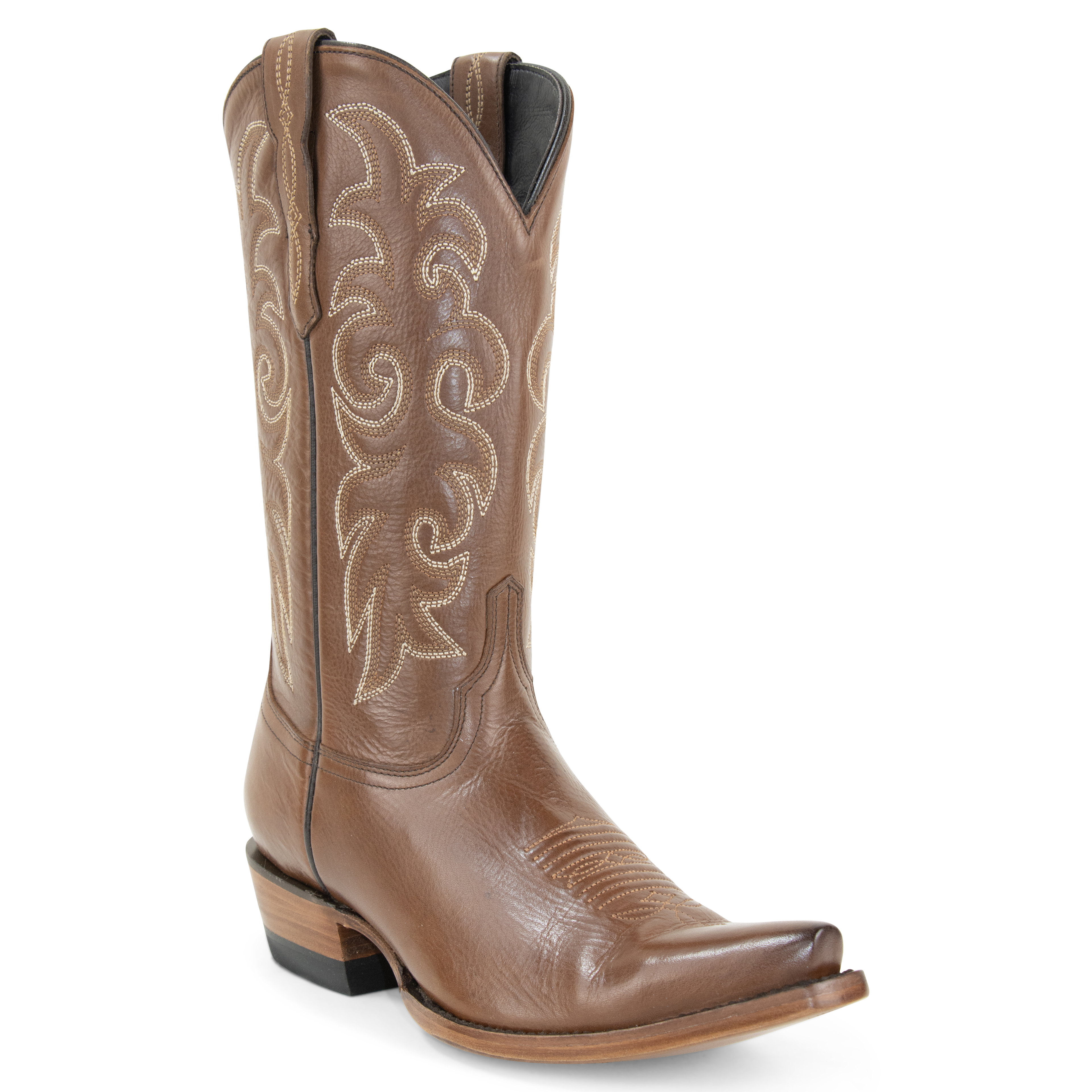 Jersey Cowhide Brown - Pointed Toe