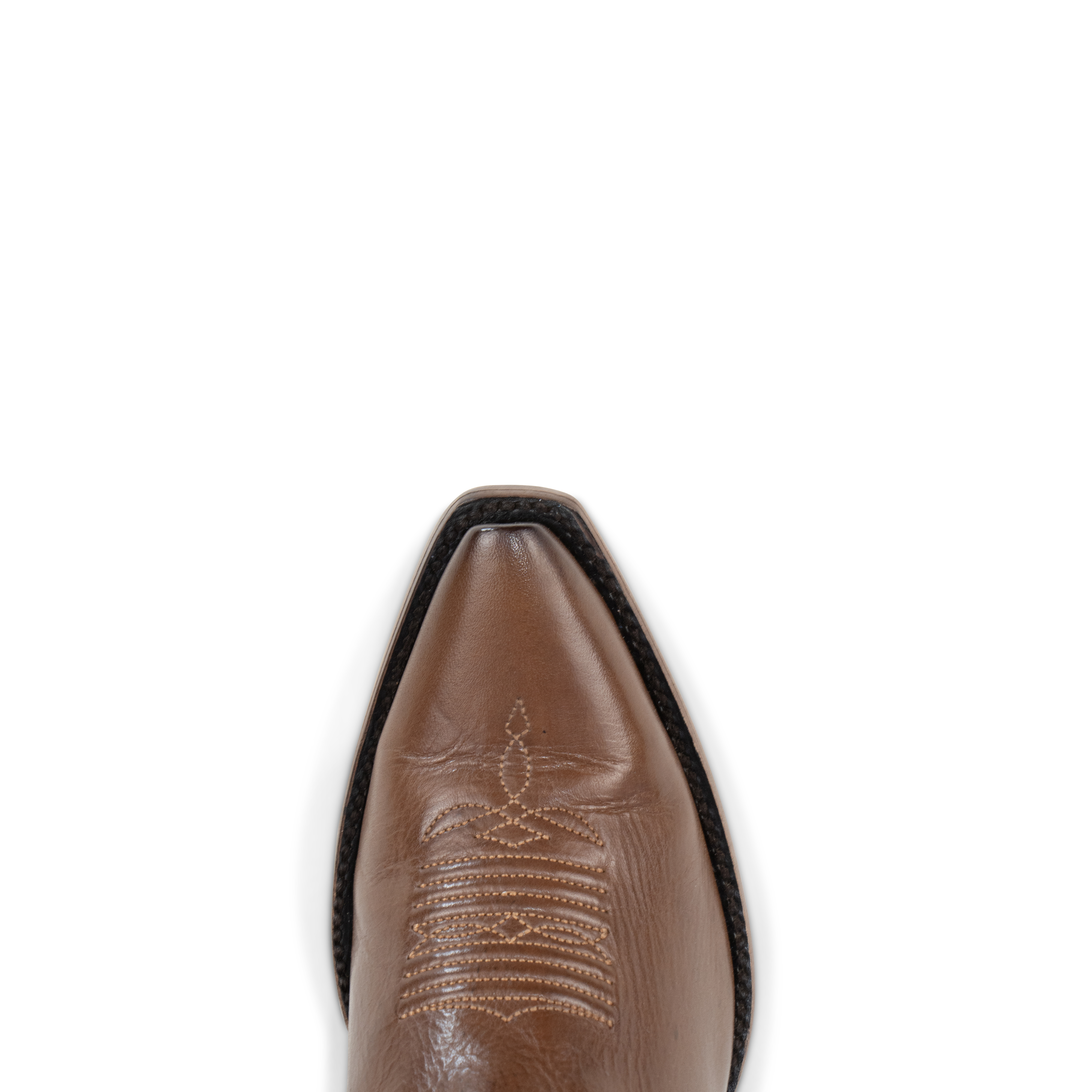 Resistol Boots Brown Gold Jersey Cowhide - Pointed Toe