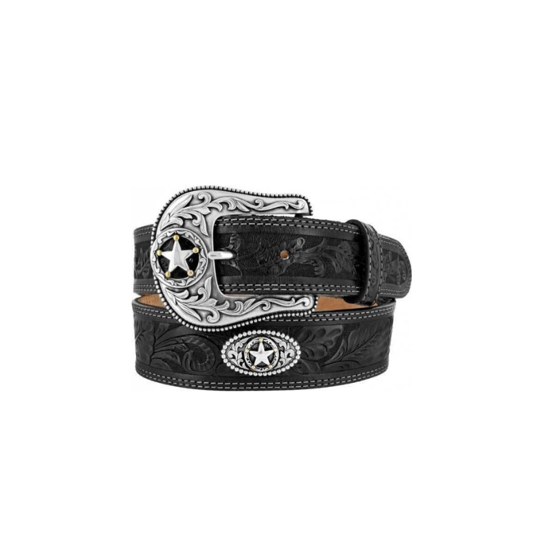 Black 5 Star Ranch Belt