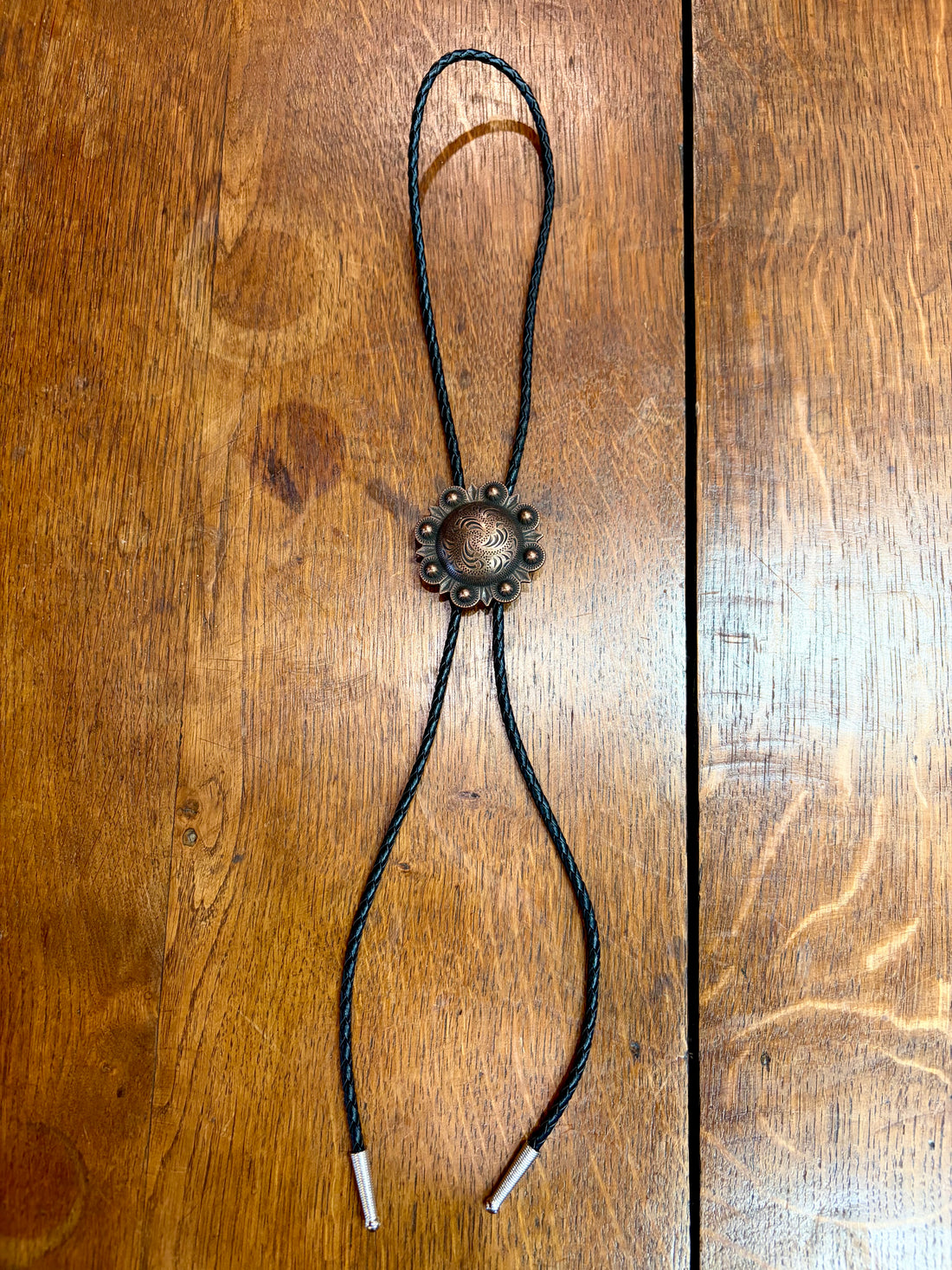 Antique Copper Concho Bolo