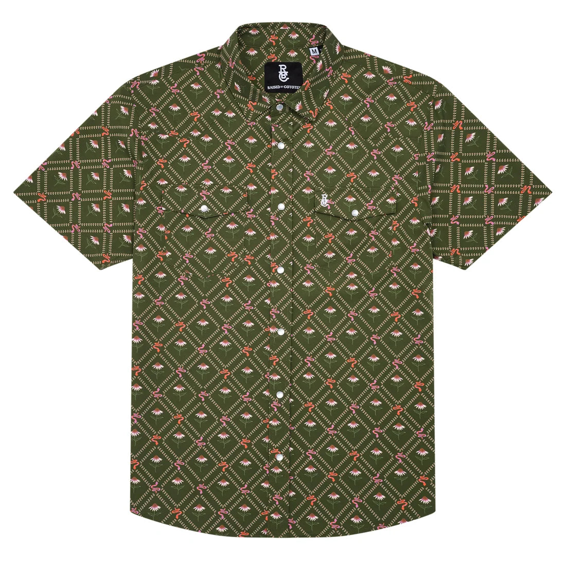 Raised by Coyotes Copperhead Pearl Snap