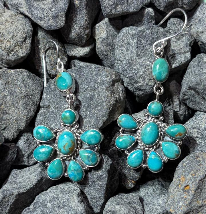 Turq Horseshoe Earring