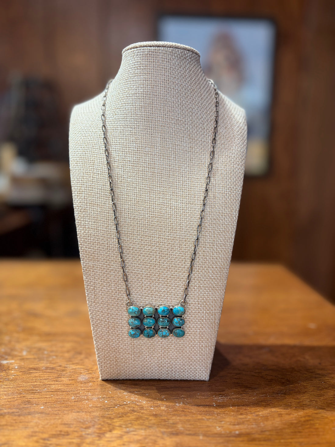 Four Row Turquoise Necklace