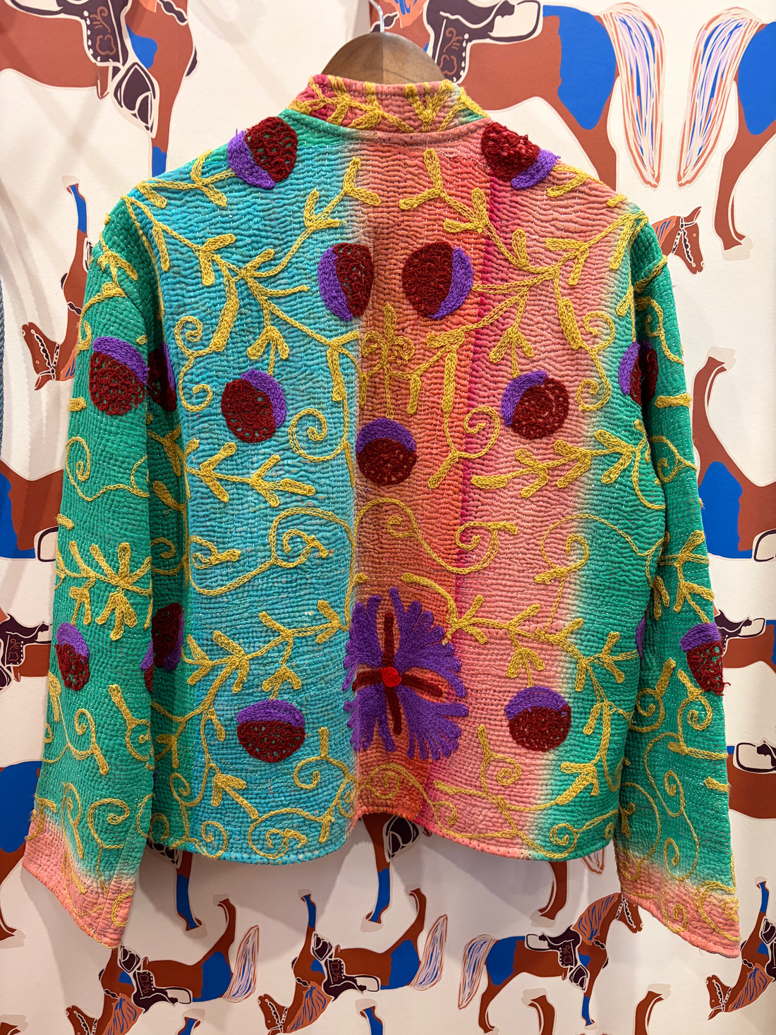 SaPeyKa Long Sleeve Stitch Blazer