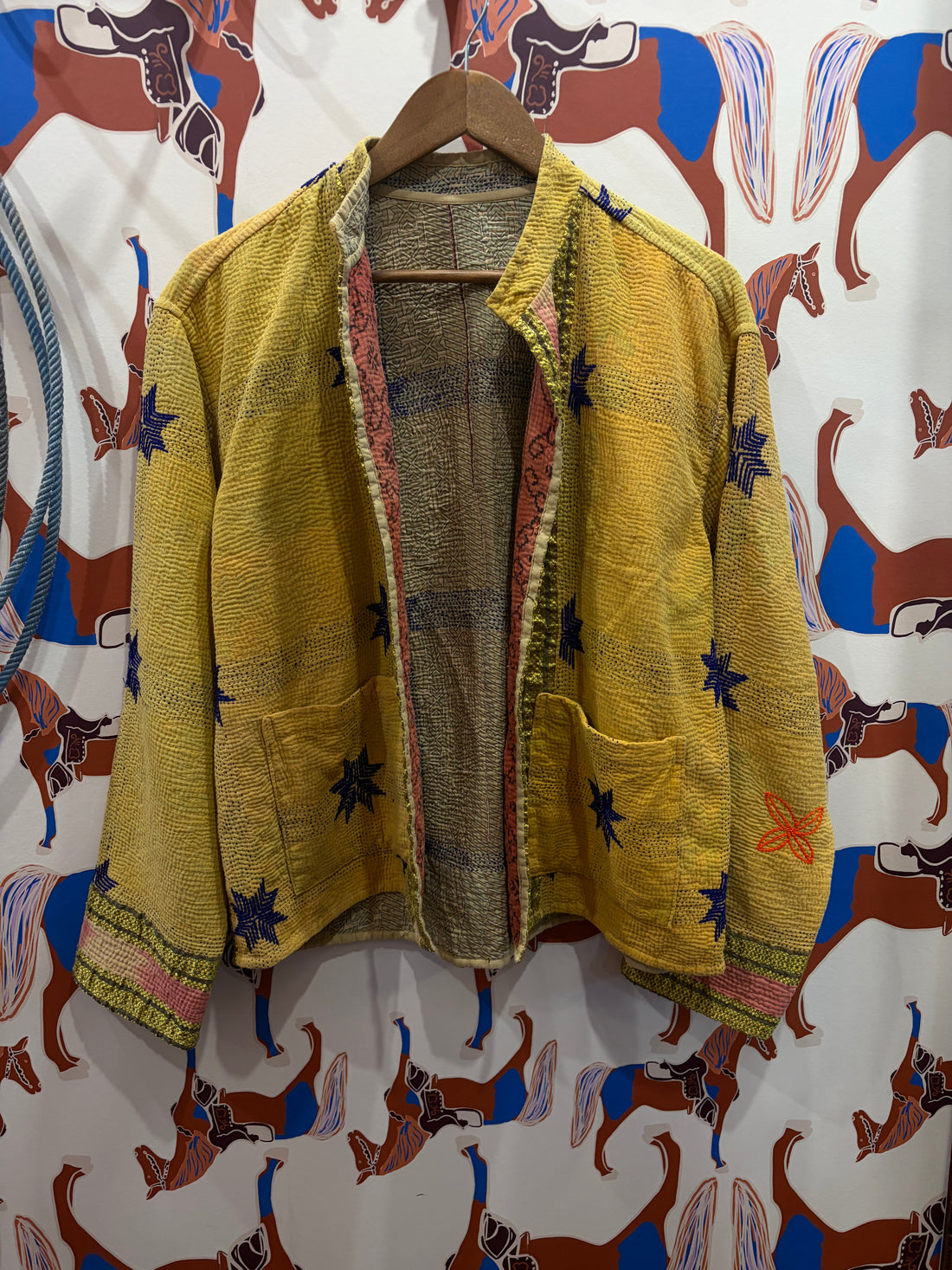 SaPeyKa Long Sleeve Stitch Blazer