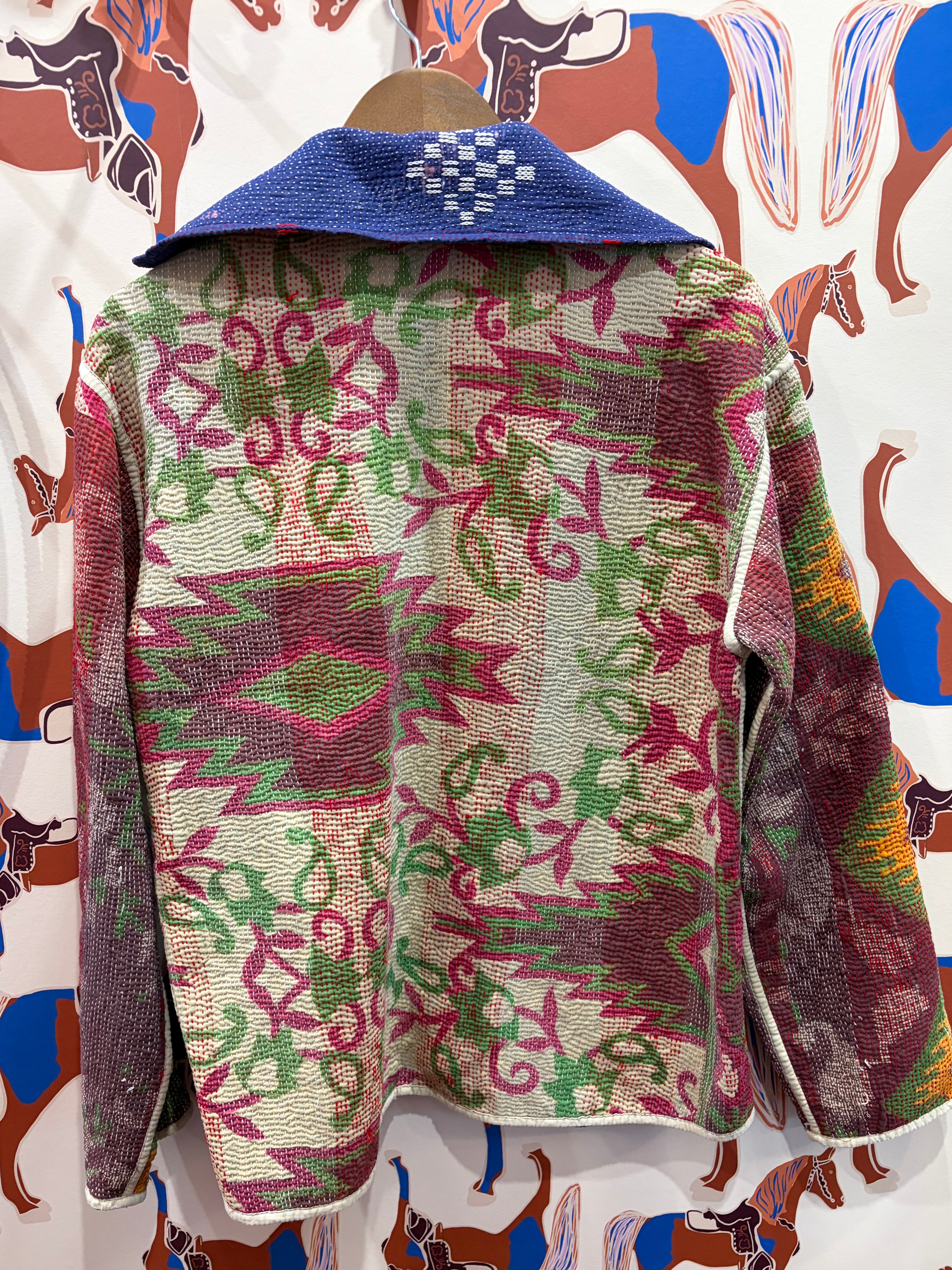 SaPeyKa Long Sleeve Stitch Blazer