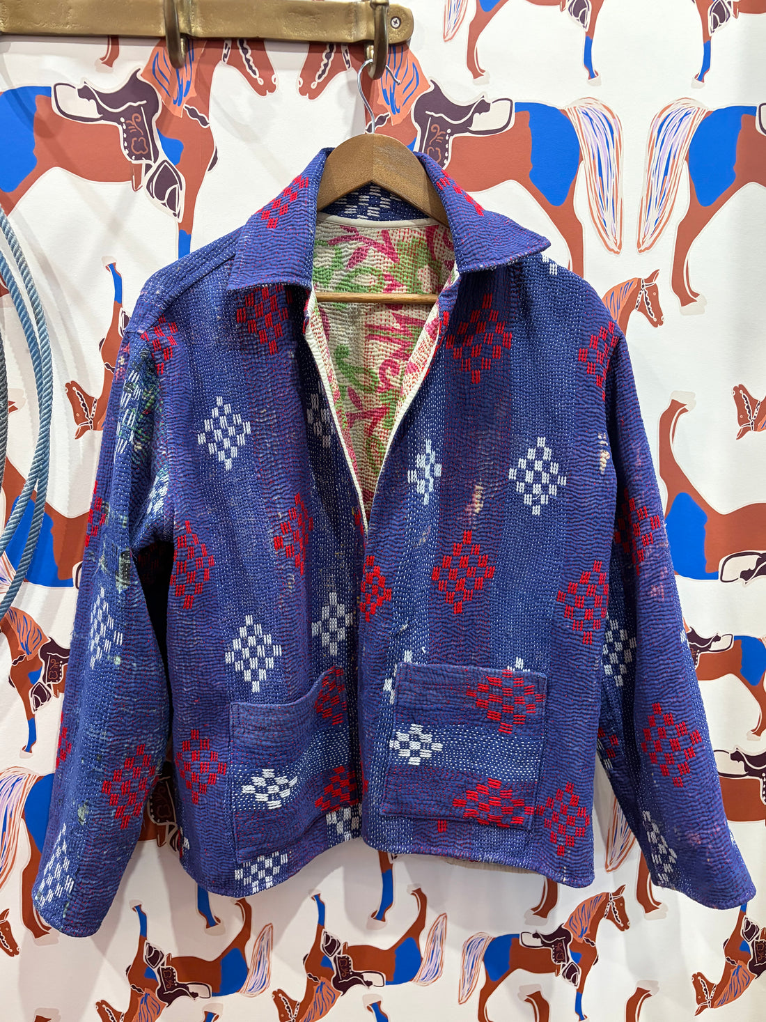 SaPeyKa Long Sleeve Stitch Blazer