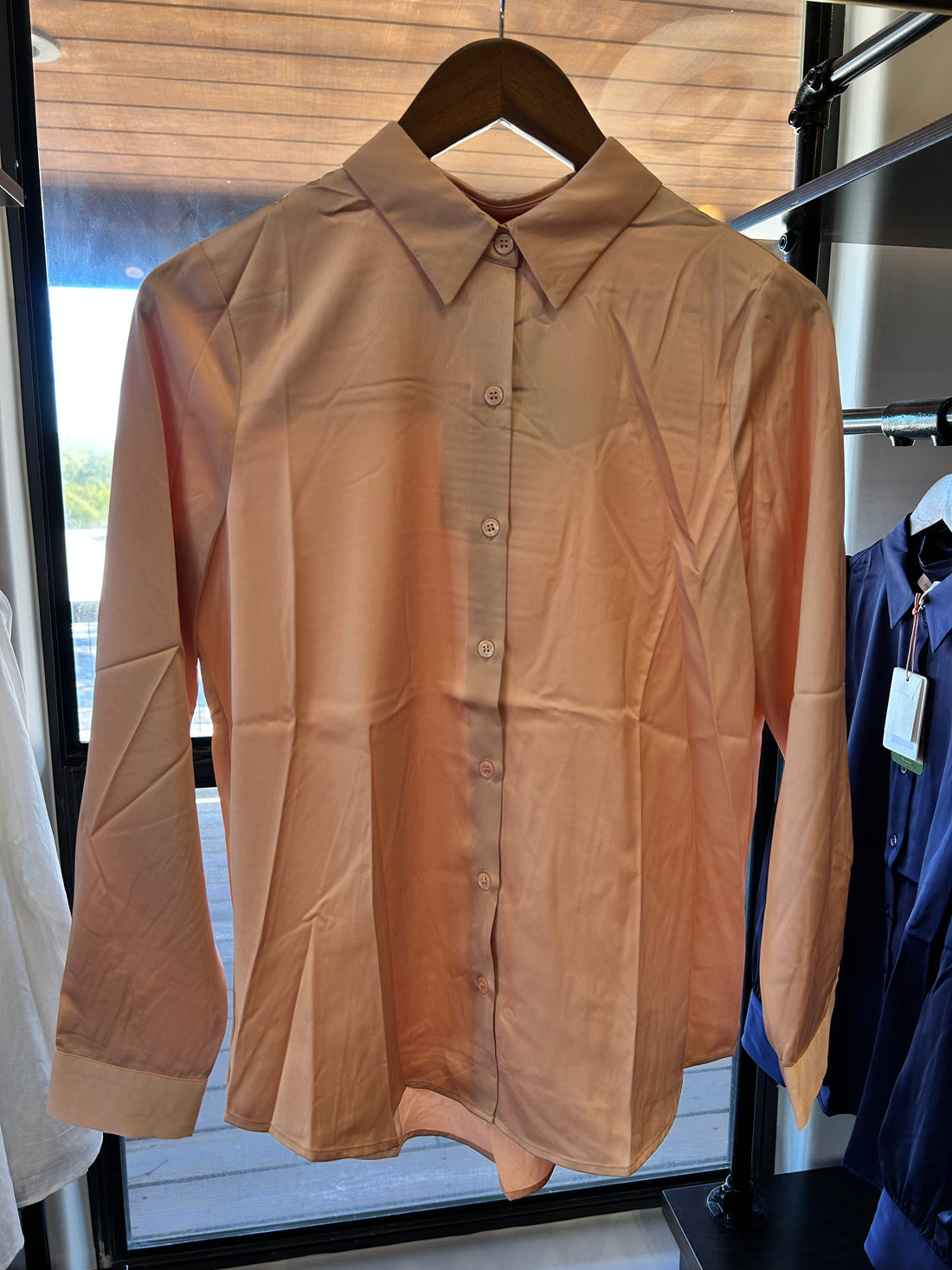 Recycled Classic Button Down - Rose Cloud
