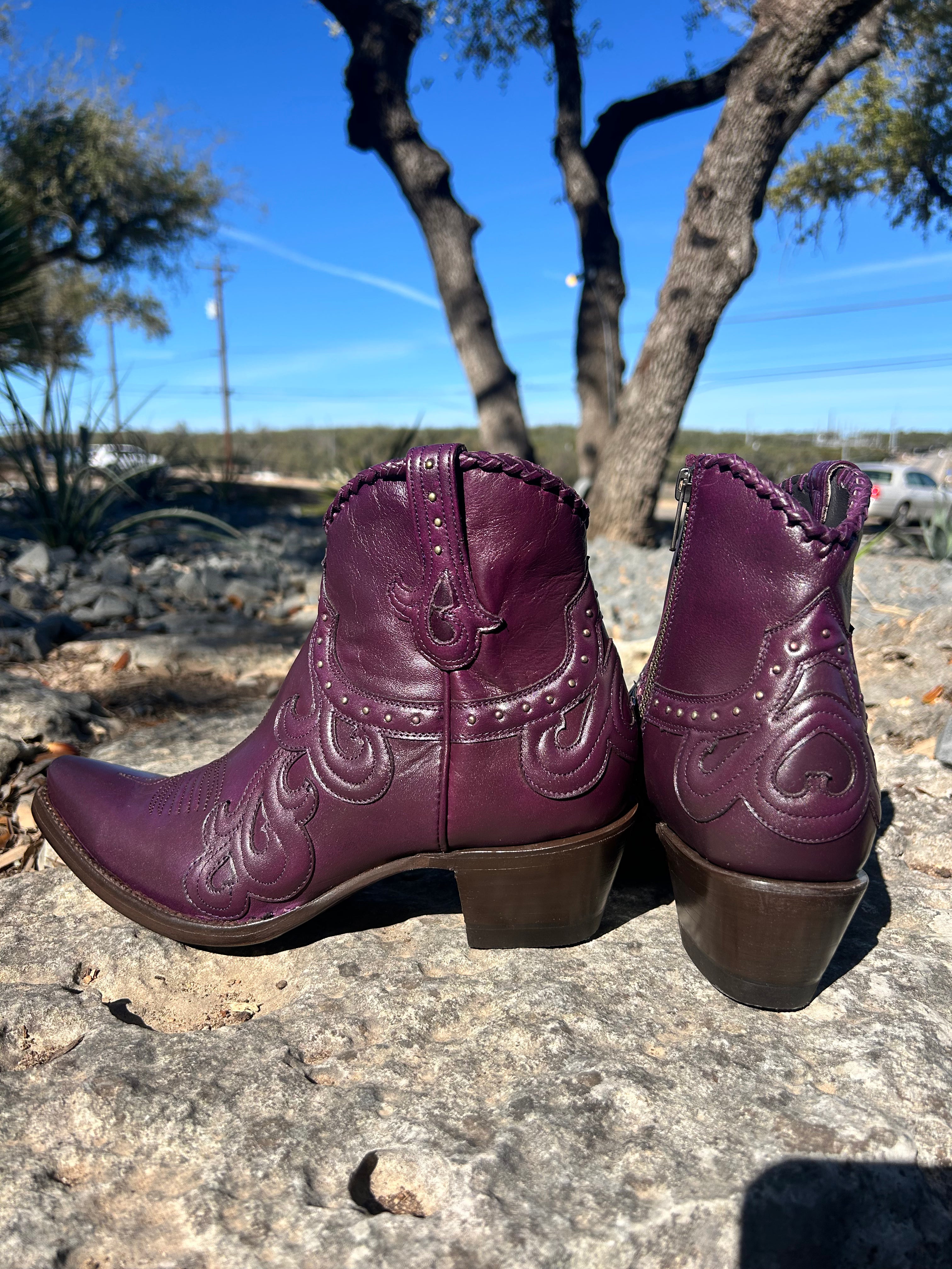 Azulado Purple Jersey Cowhide