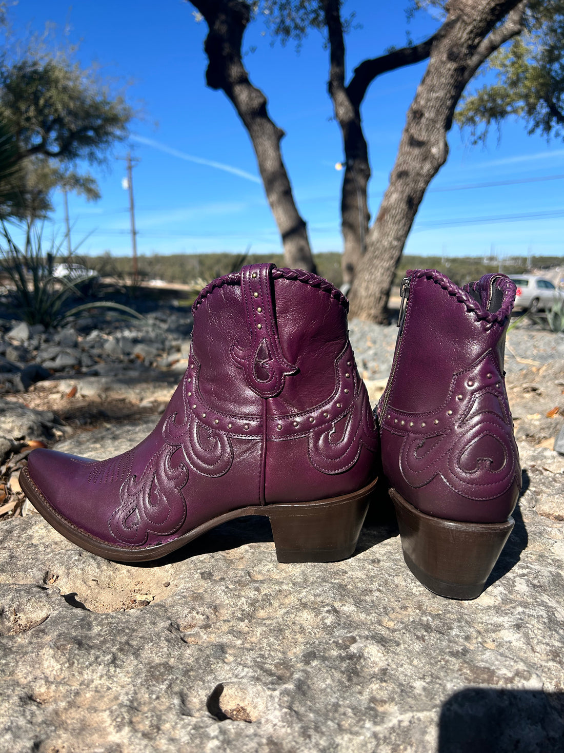 Azulado Purple Jersey Cowhide