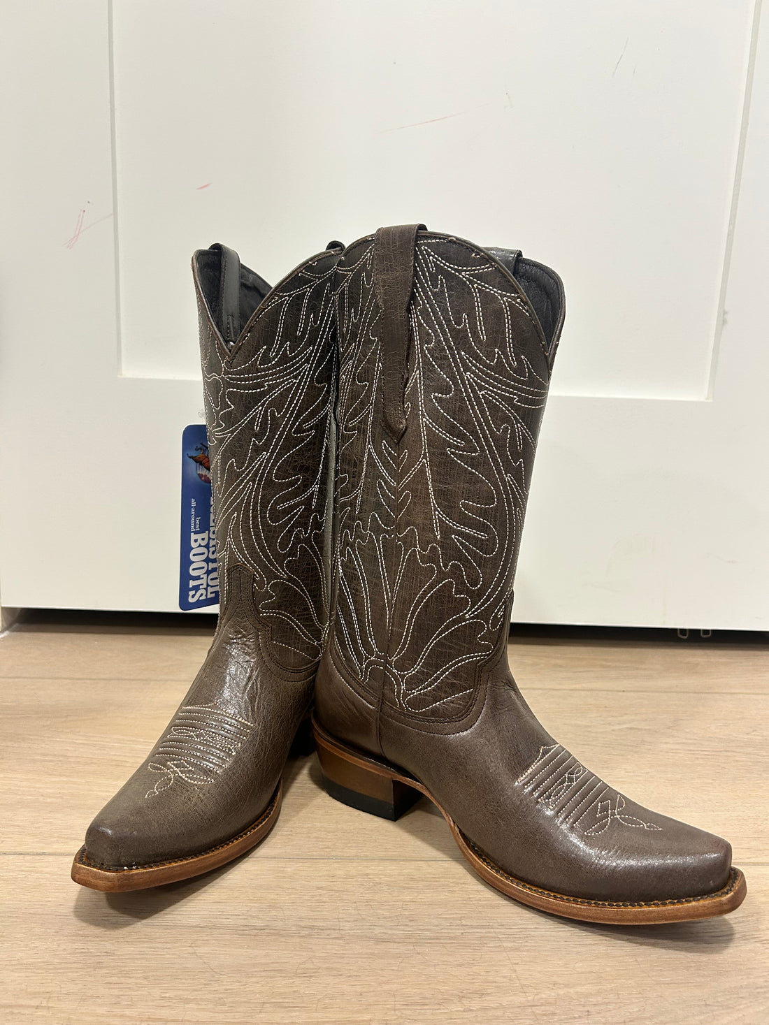 Resistol Boots Tan Cowhide - Pointed Toe