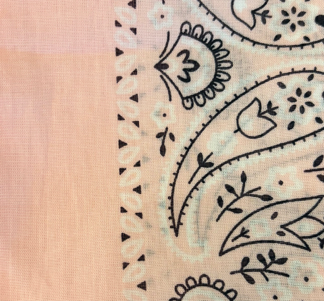 Pink Hand Dyed Bandanas 