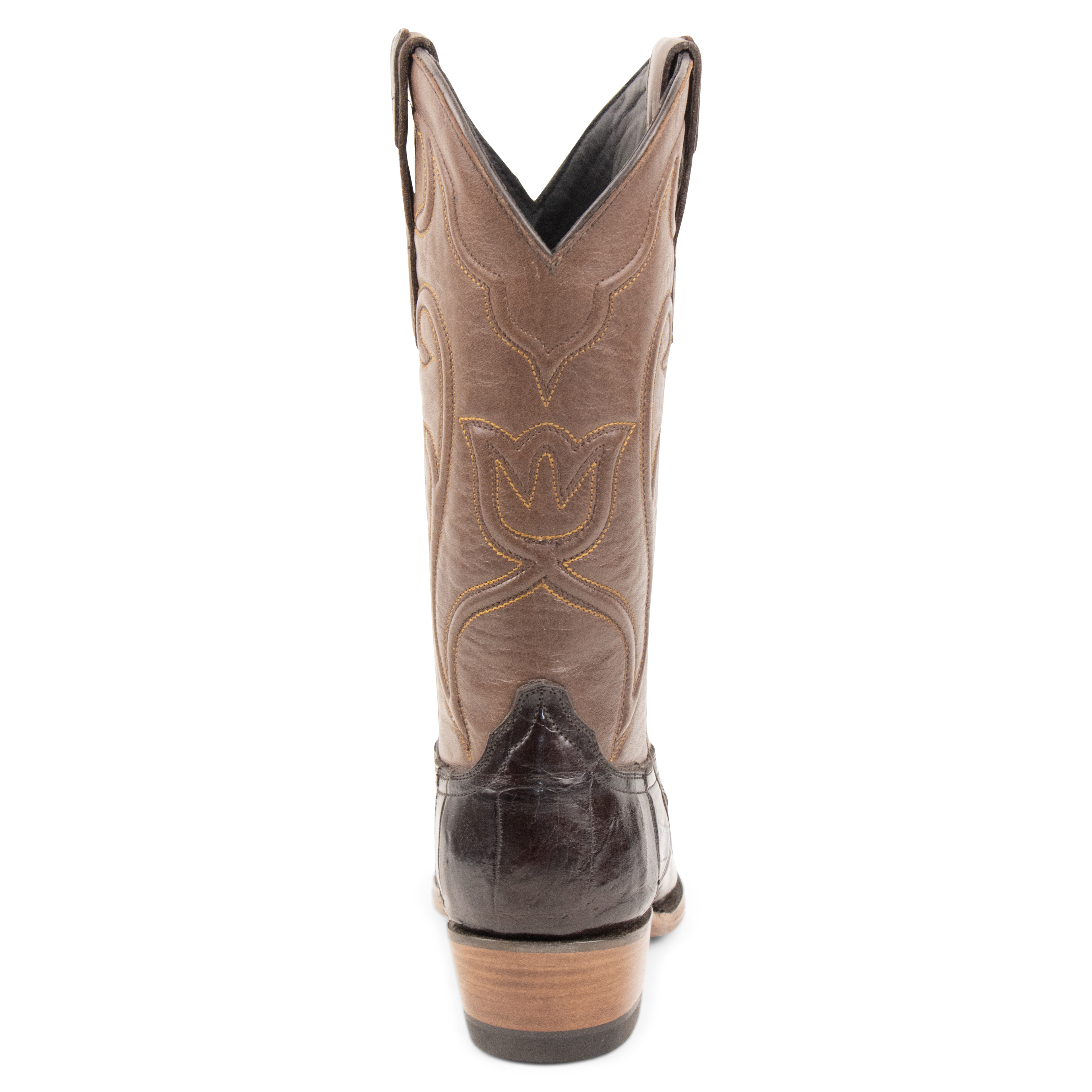 Alligator Brown - Pointed Toe