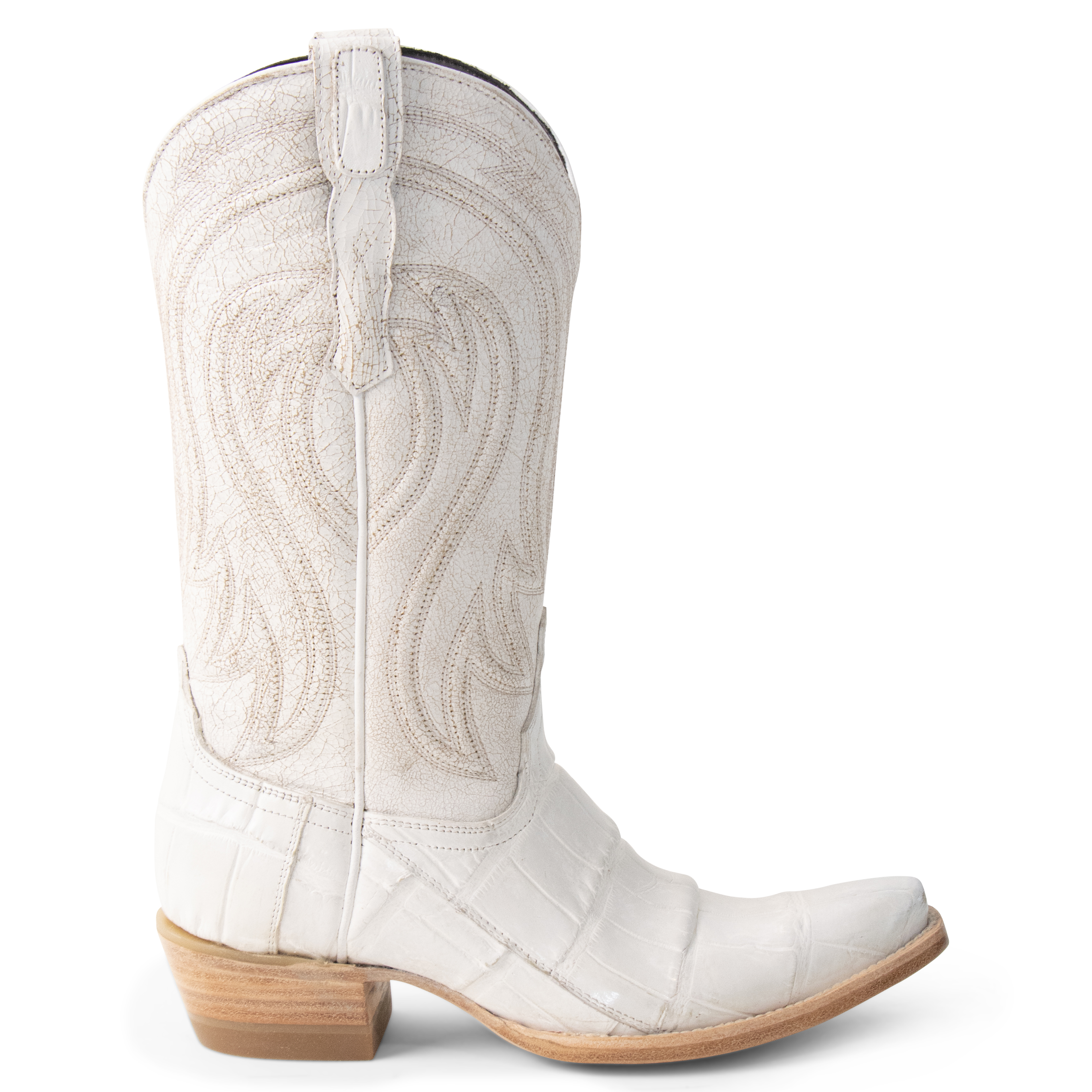 Alligator Bone - Pointed Toe