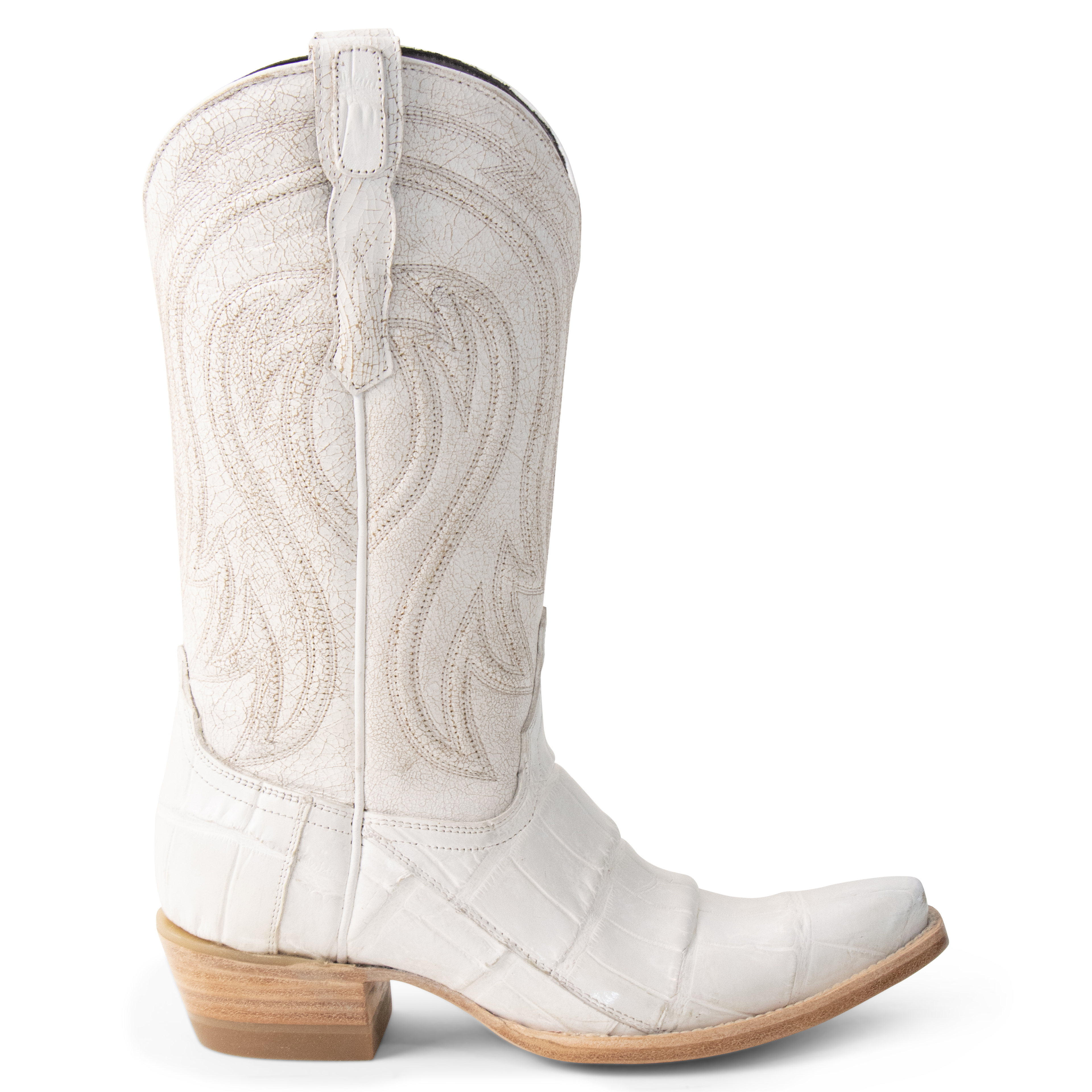 Alligator Bone - Pointed Toe