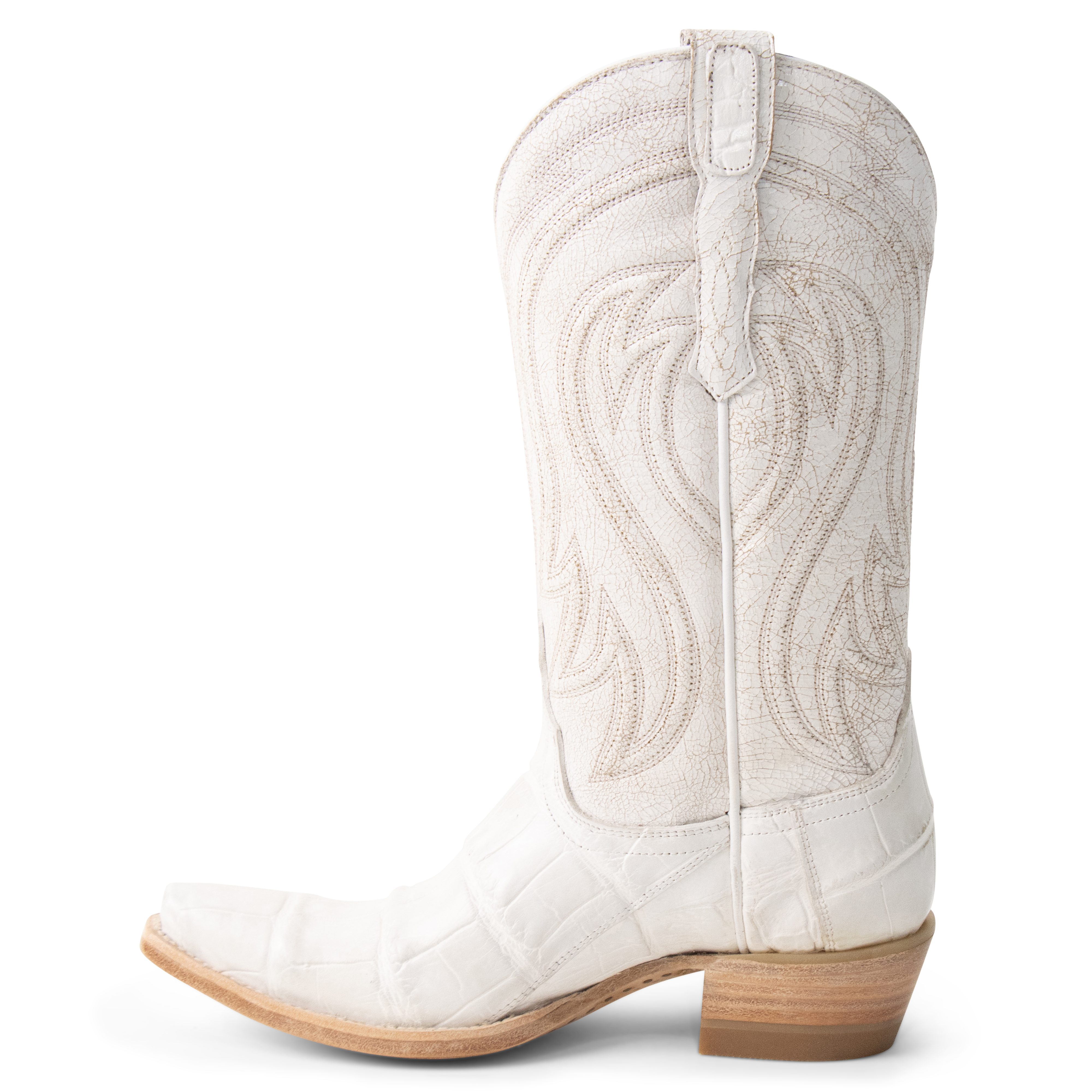 Alligator Bone - Pointed Toe