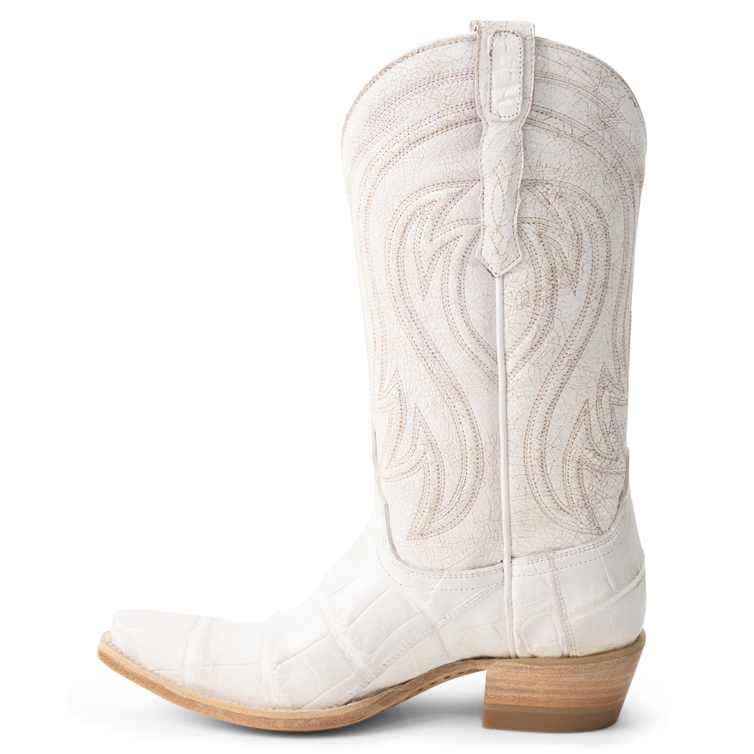 Alligator Bone - Pointed Toe