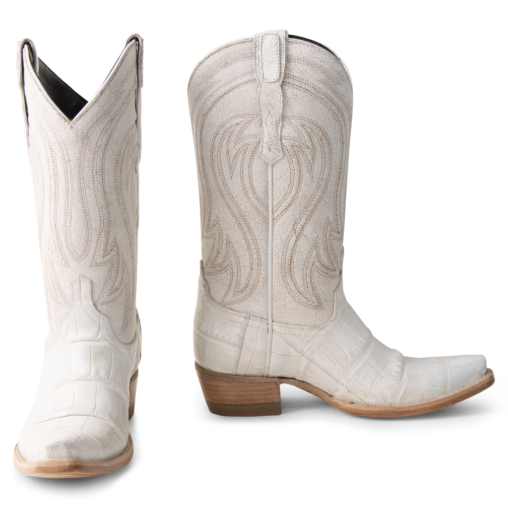 Alligator Bone - Pointed Toe