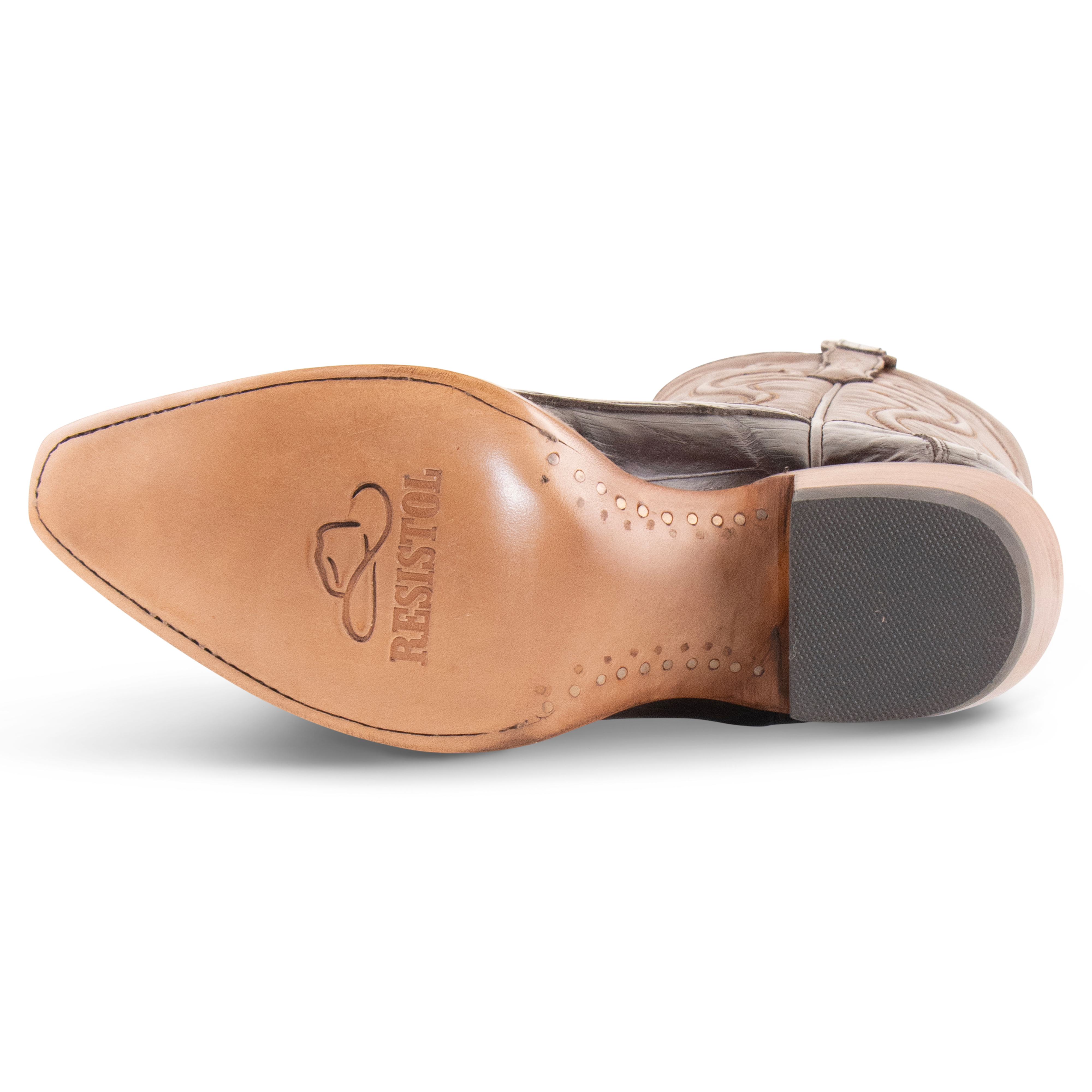 Alligator Brown - Pointed Toe