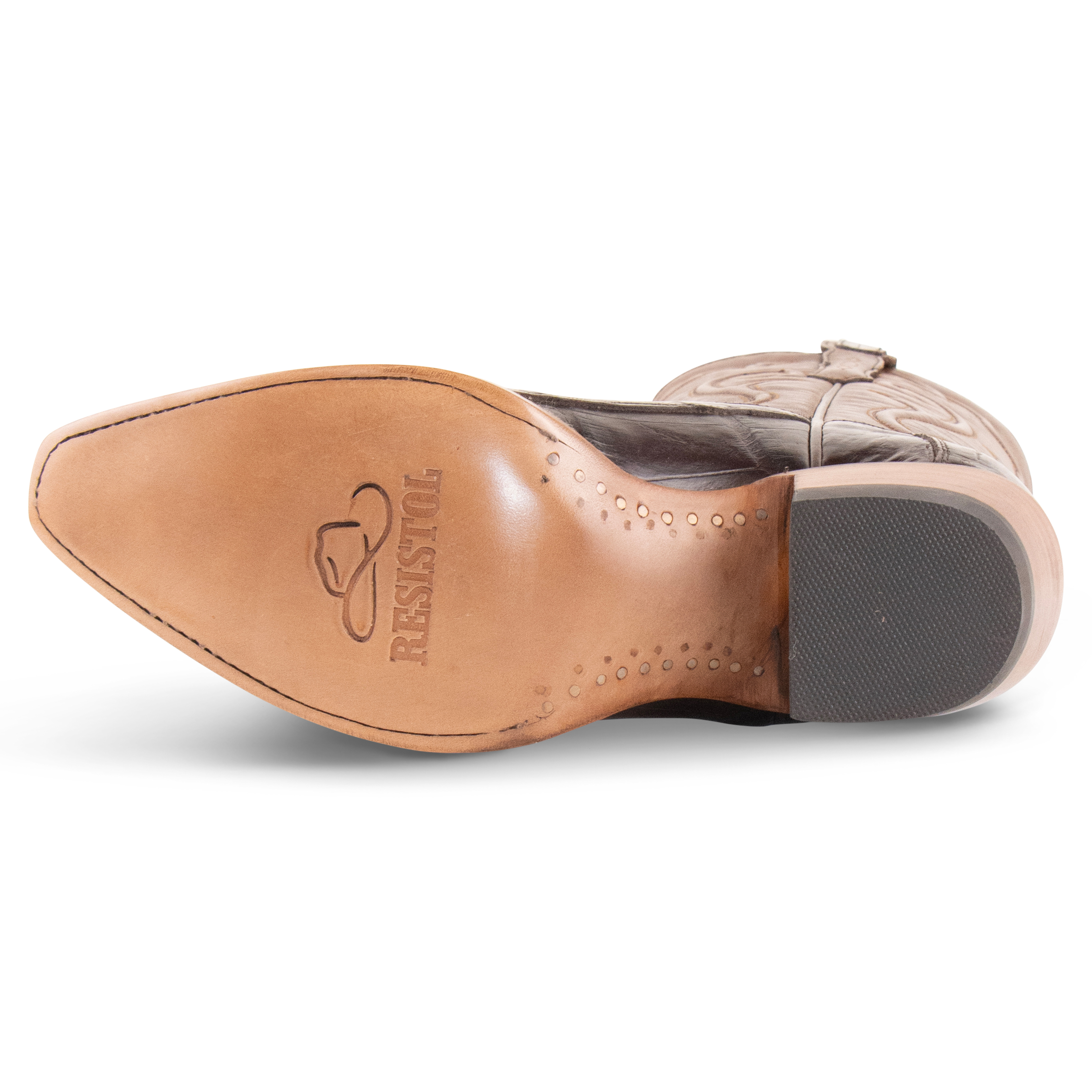Alligator Brown - Pointed Toe