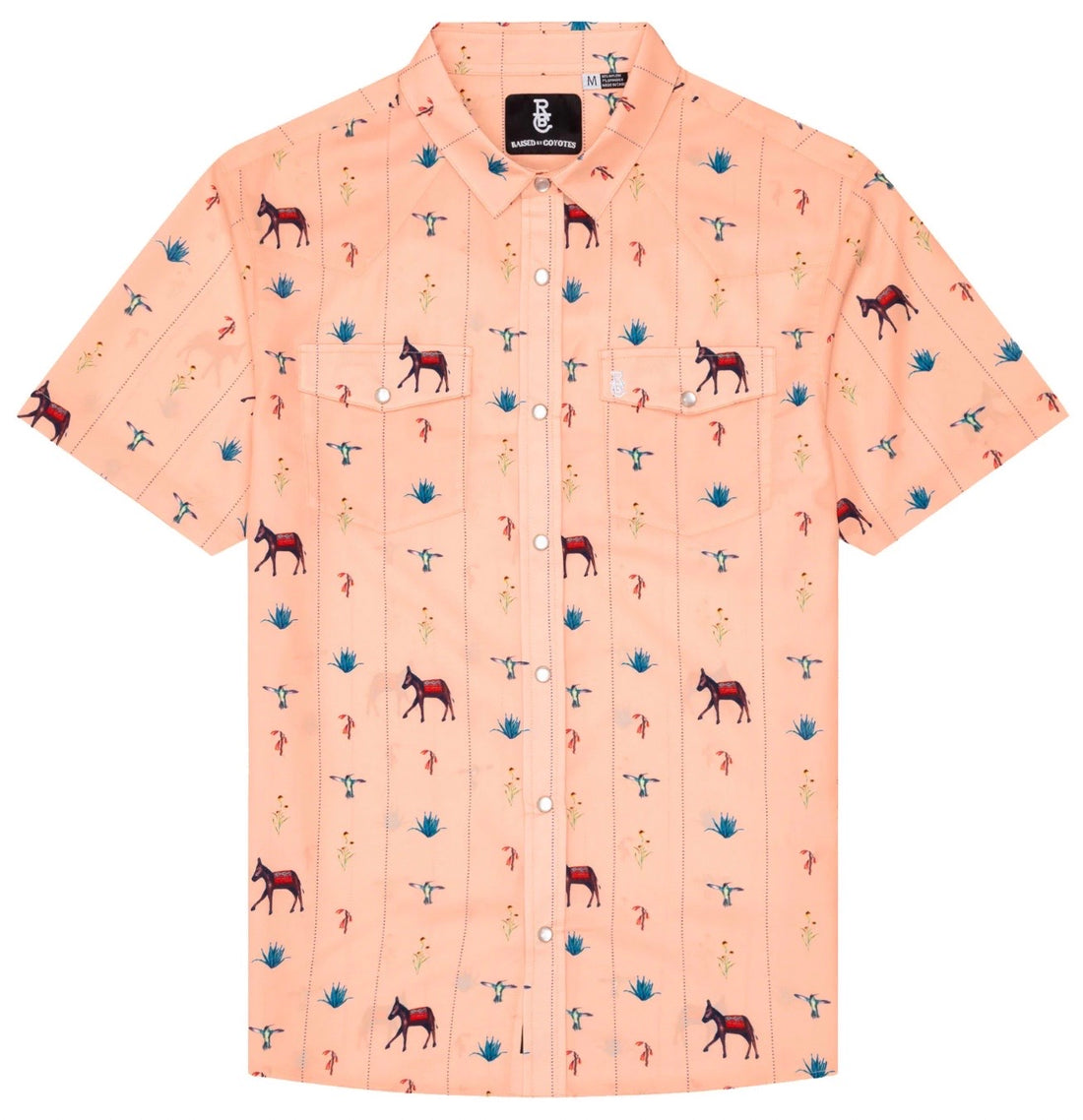 Raised by Coyotes Burro Trail Pearl Snap