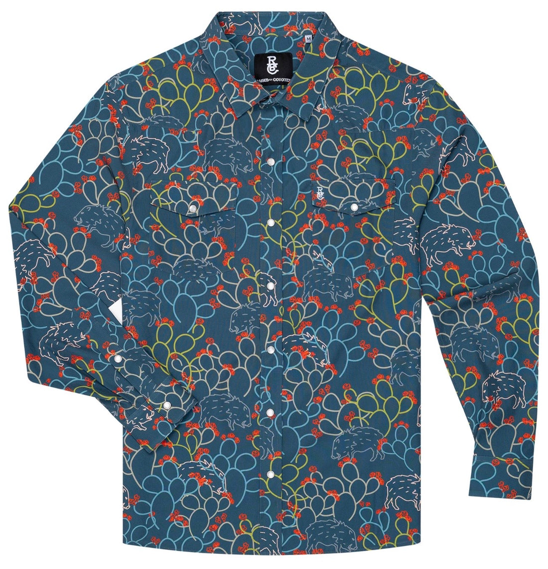 Raised by Coyotes Javelina Paradise Pearl Snap