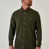 Burlebo Performance Western Shirt - Mallard Green