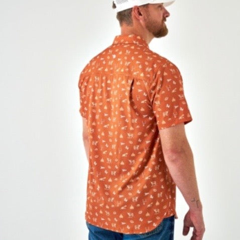 Burlebo Performance Button Up - Gameday In Austin