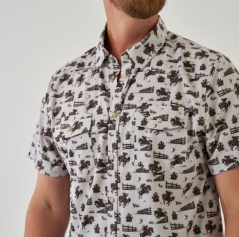 Burlebo Performance Western Shirt - Country Cowboy