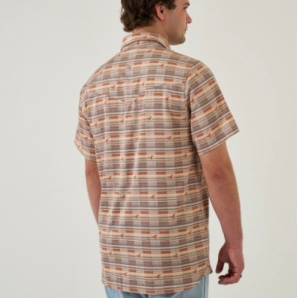 Burlebo Performance Western Shirt - Duck Hunter Plaid