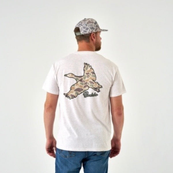 Burlebo Adult SS Tee - Flying Pintail Camo Duck