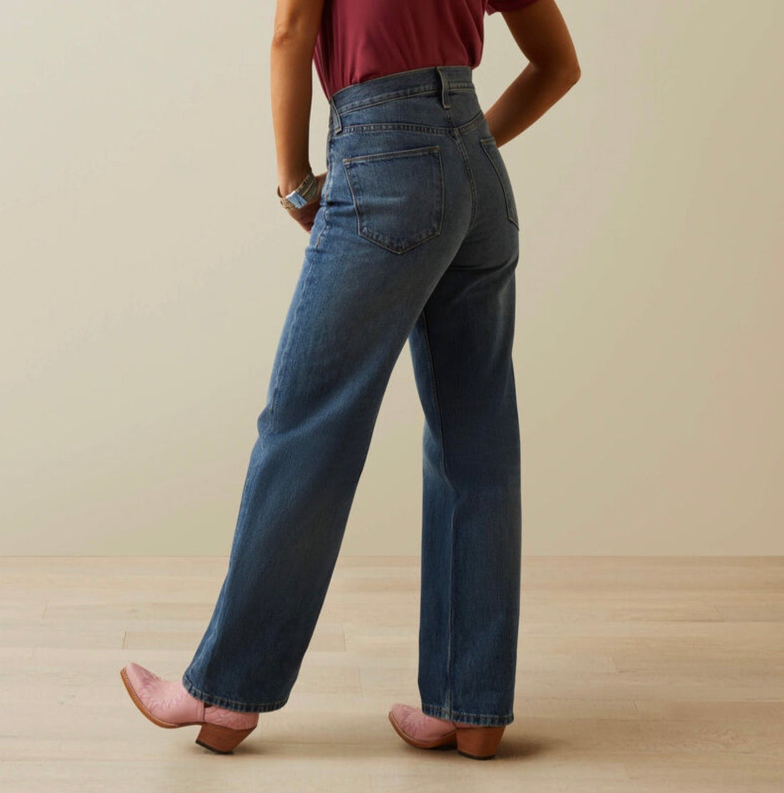 Ariat Ultra High Rise Moana Tomboy Wide Jean