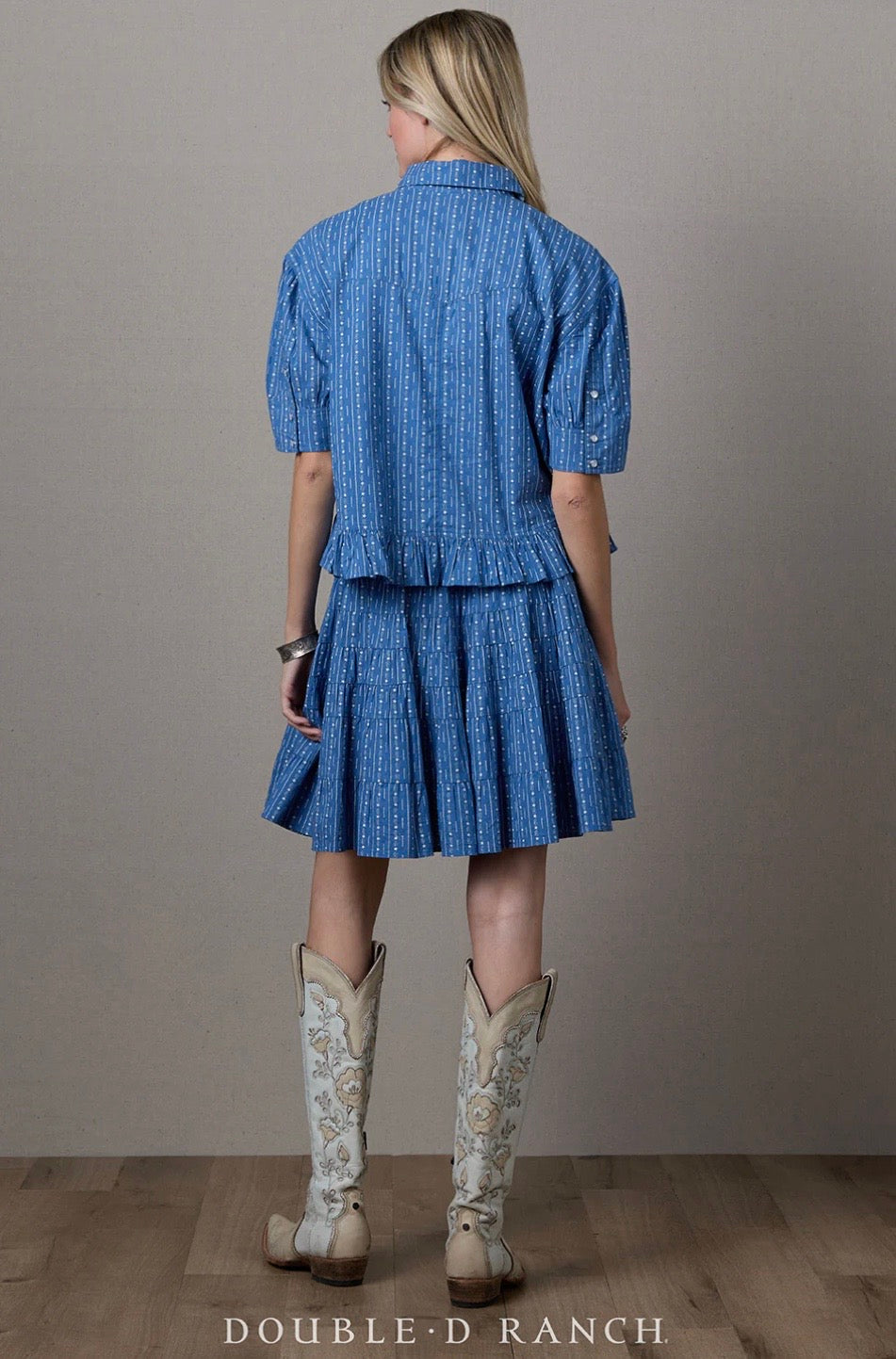 Double D Ranch Bunting Blues Top