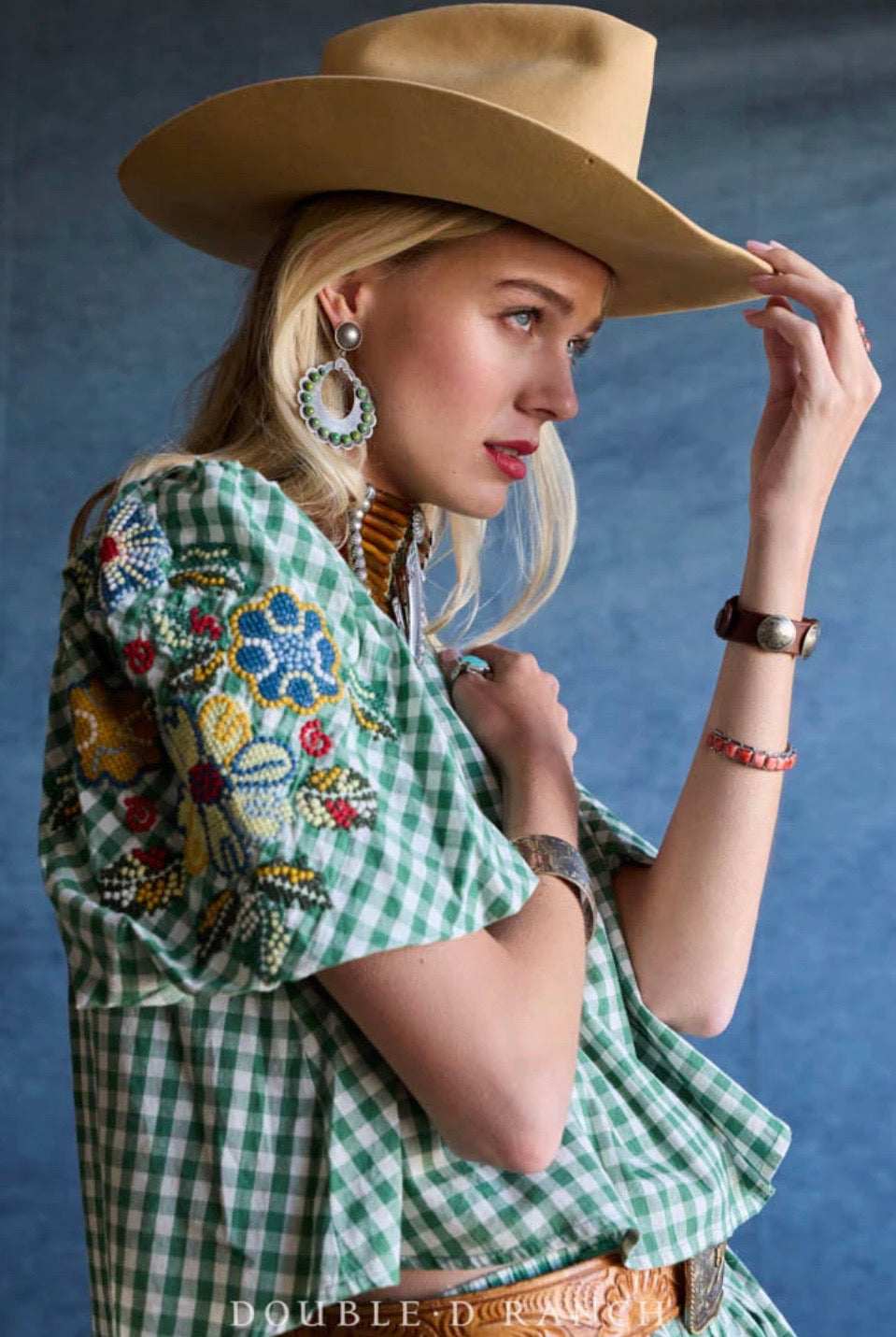 Double D Ranch Tea Party Top