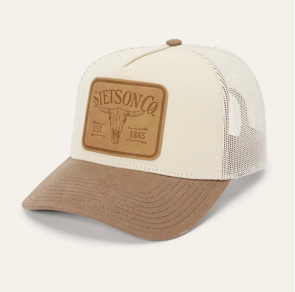 Stetson Longhorn Patch Trucker Hat