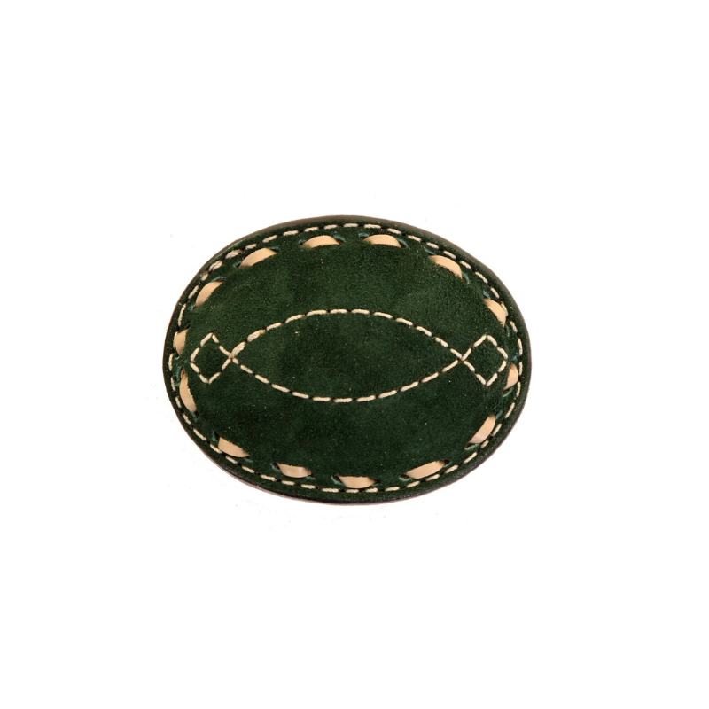 MLB00 - Forest Green Suede Belt Buckle