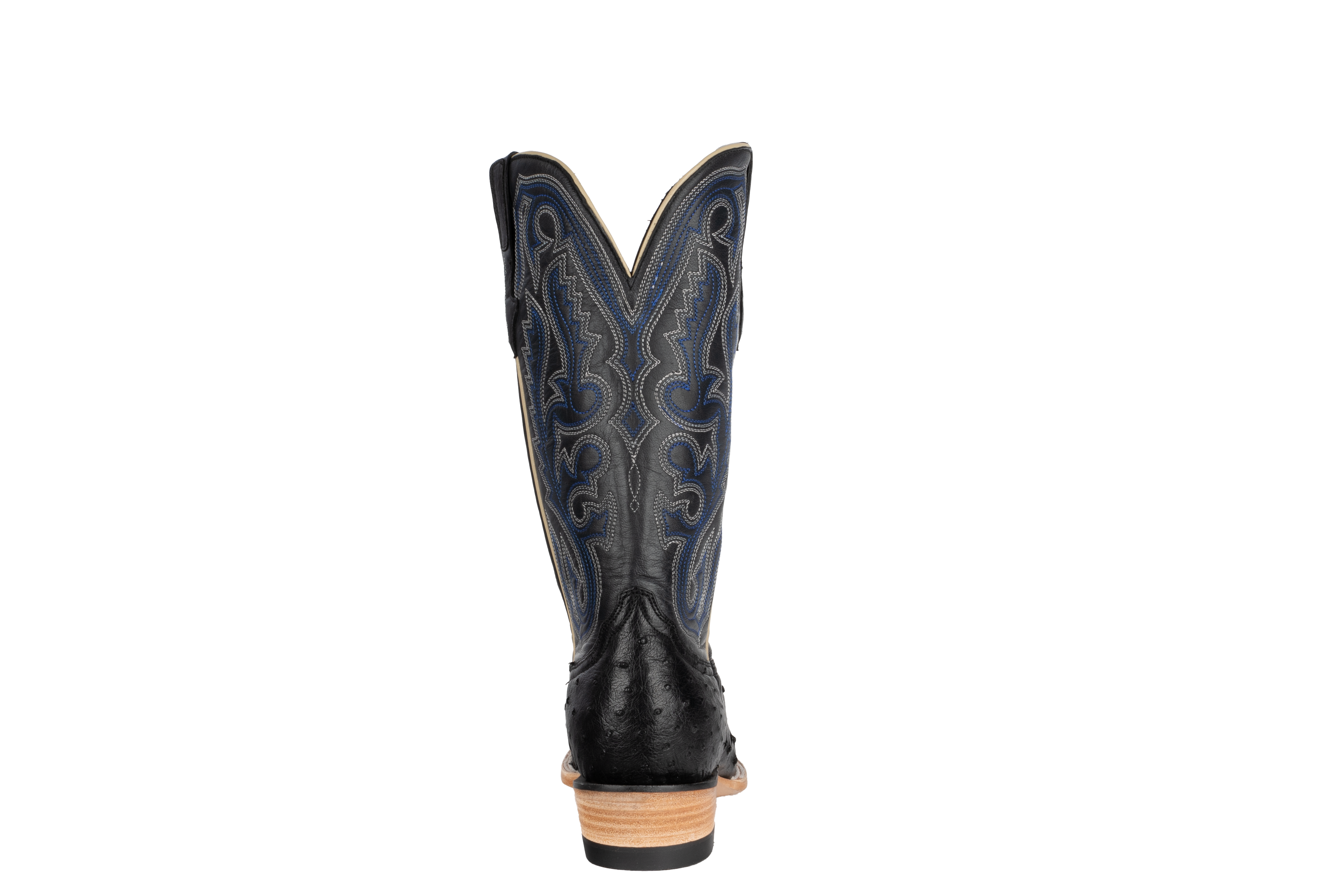 Full Quill Ostrich Black - Cutter Toe