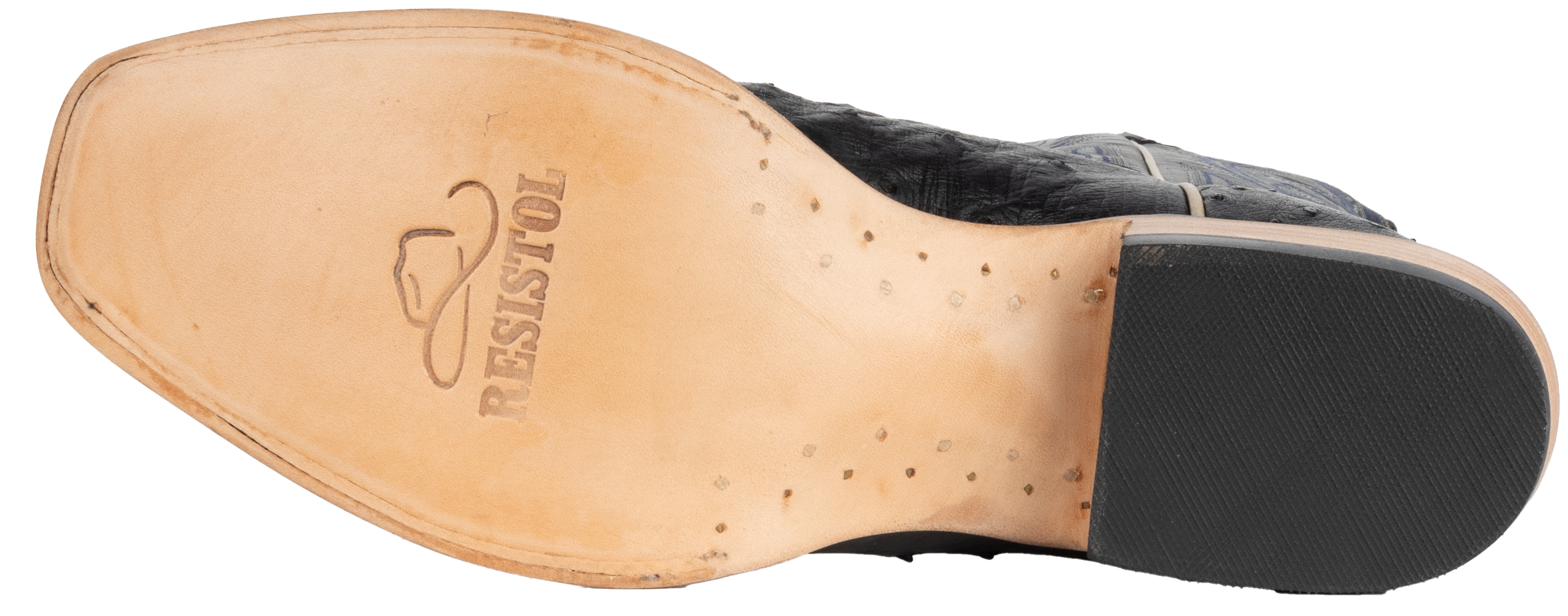 Full Quill Ostrich Black - Cutter Toe