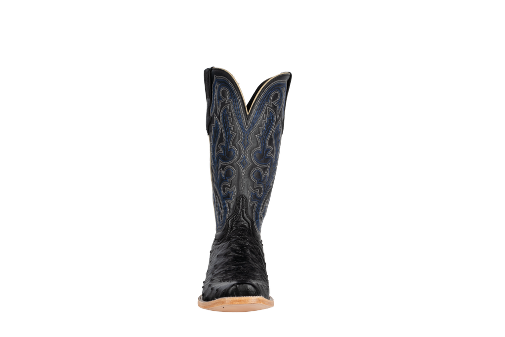 Full Quill Ostrich Black - Cutter Toe