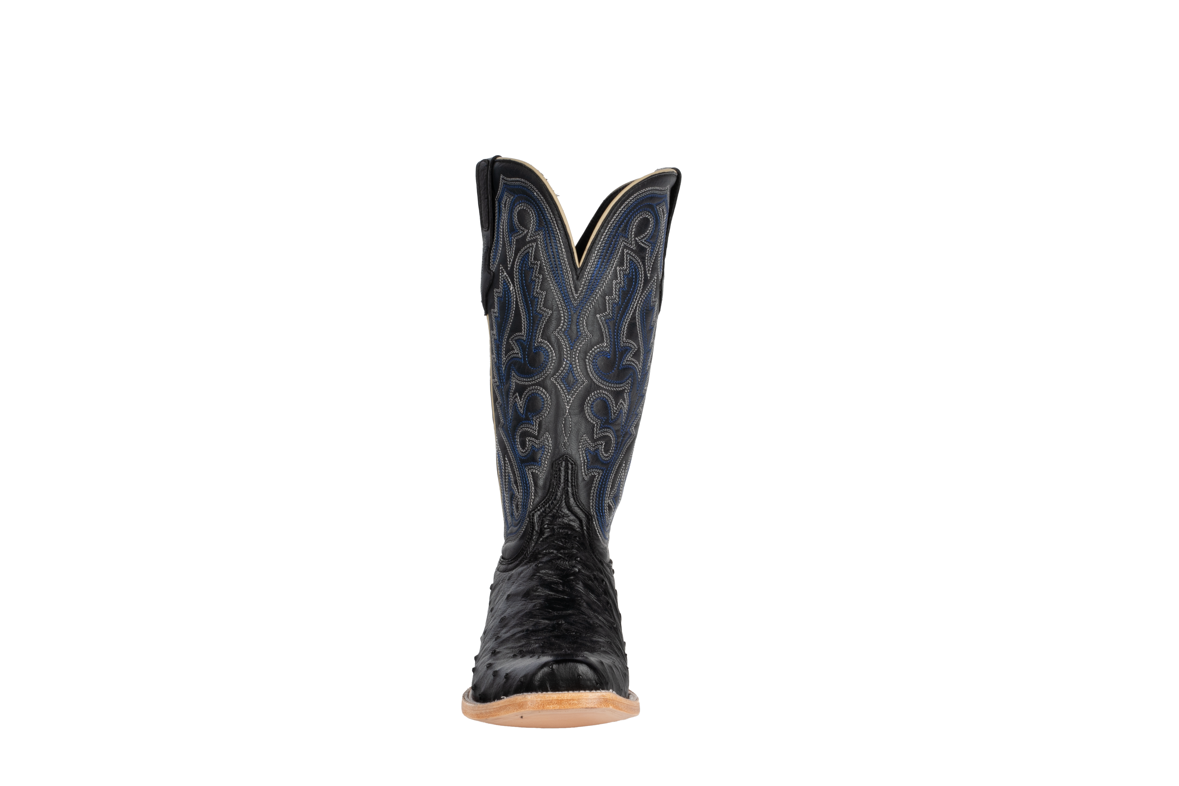Full Quill Ostrich Black - Cutter Toe