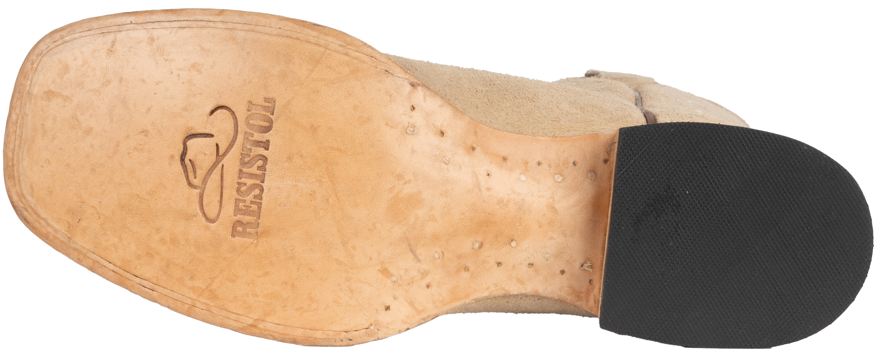 Resistol Boots Full Quill Ostrich Saddle Tan - Cutter Toe